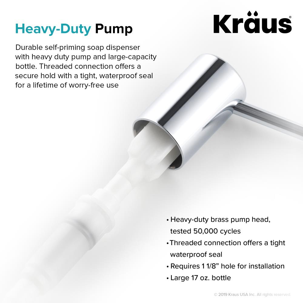 Kraus KSD-43CH Soap-Lotion-Dispensers - View #2