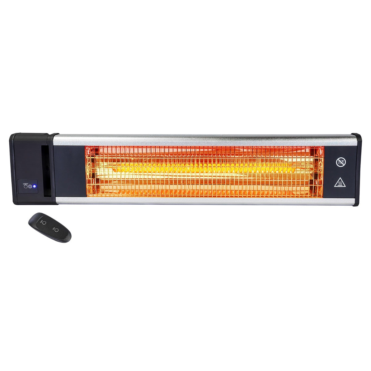 HeTR H1019 5115 -BTU 120 -Volt Black Aluminum Electric Patio Heater