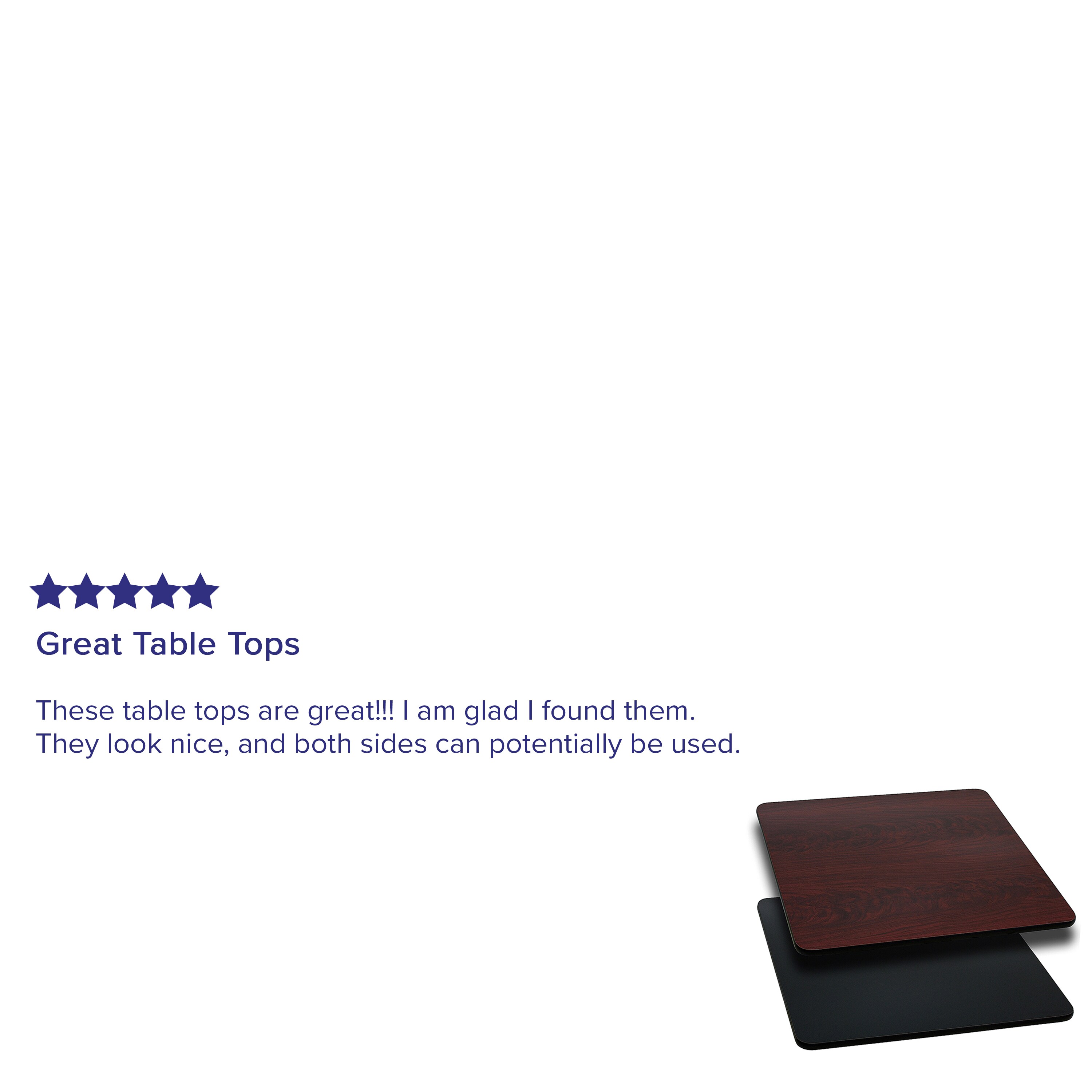 Emma + Oliver 889142729457 Wood-Table-Tops - View #3