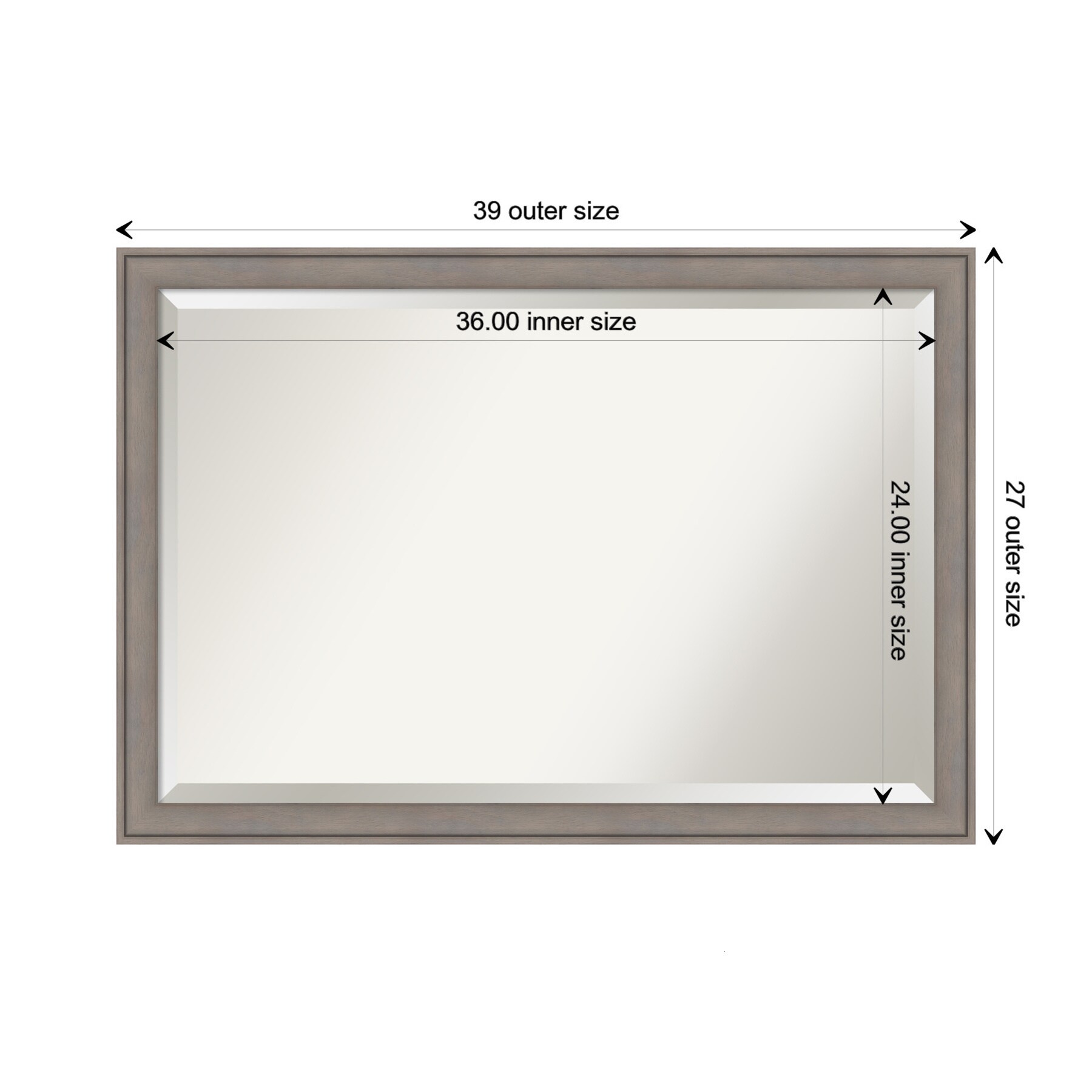 Amanti Art DSW3941611 Framed-Bath-Mirrors - View #5