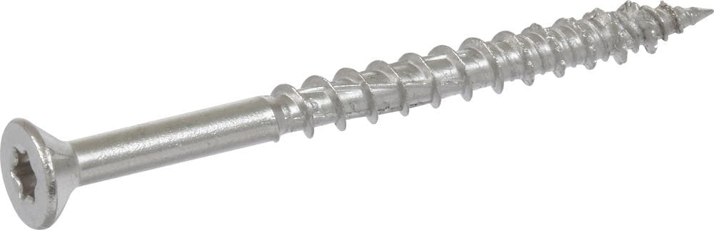 Power Pro #10 x 2-1/2-in Stainless Steel One Exterior Wood Screws