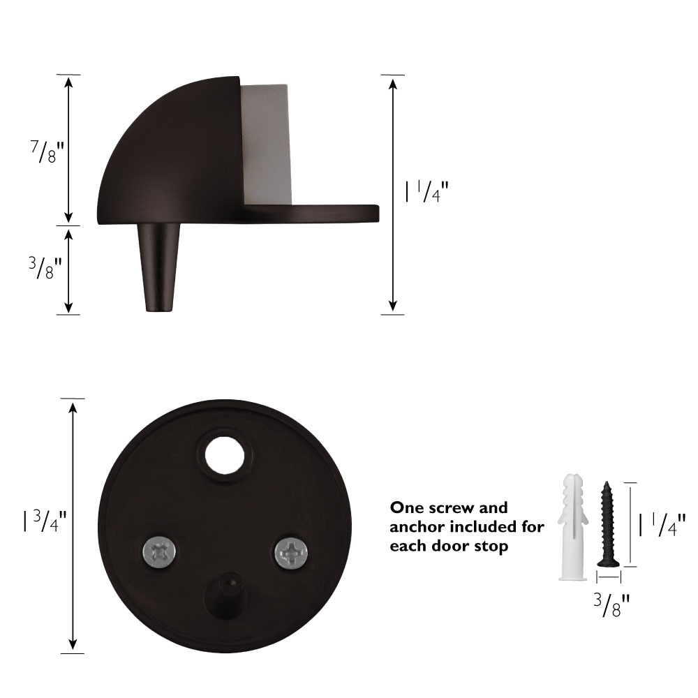 Design House 181891 Door-Bumpers-Stops2 - View #2