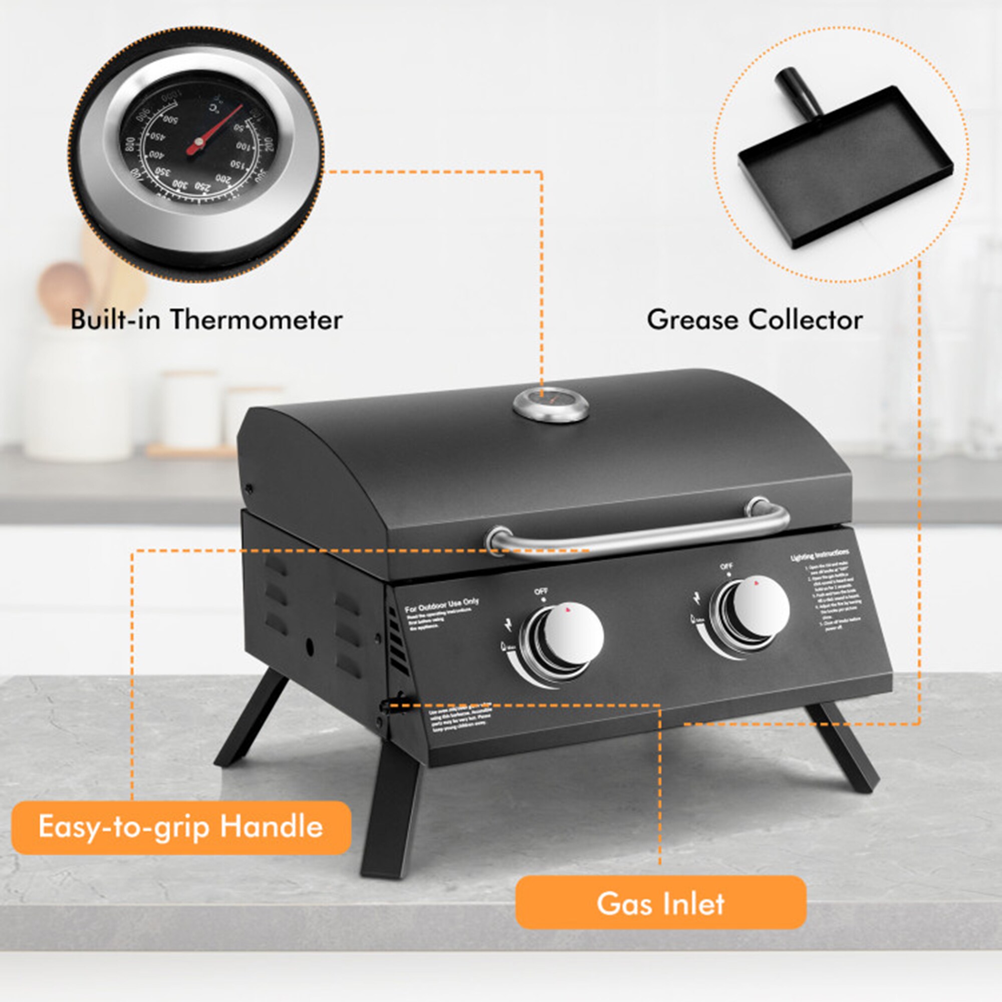 Mondawe MO438BK Gas-Grill - View #8
