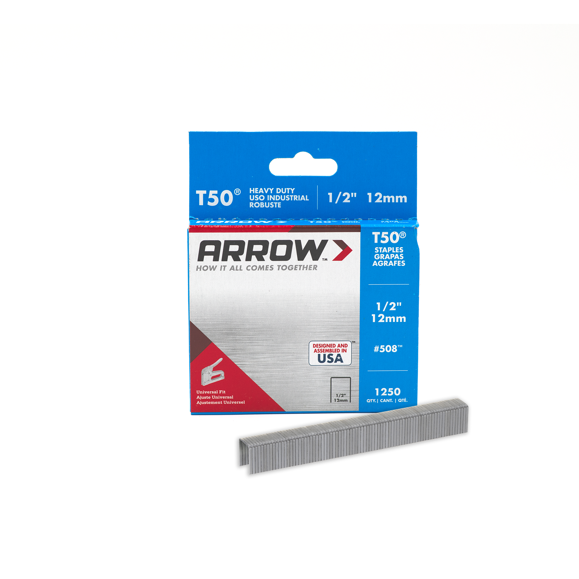 Arrow 508IP 1/2-in Leg x 3/8-in 20 -Gauge Heavy-duty staples 5000 -Per Box