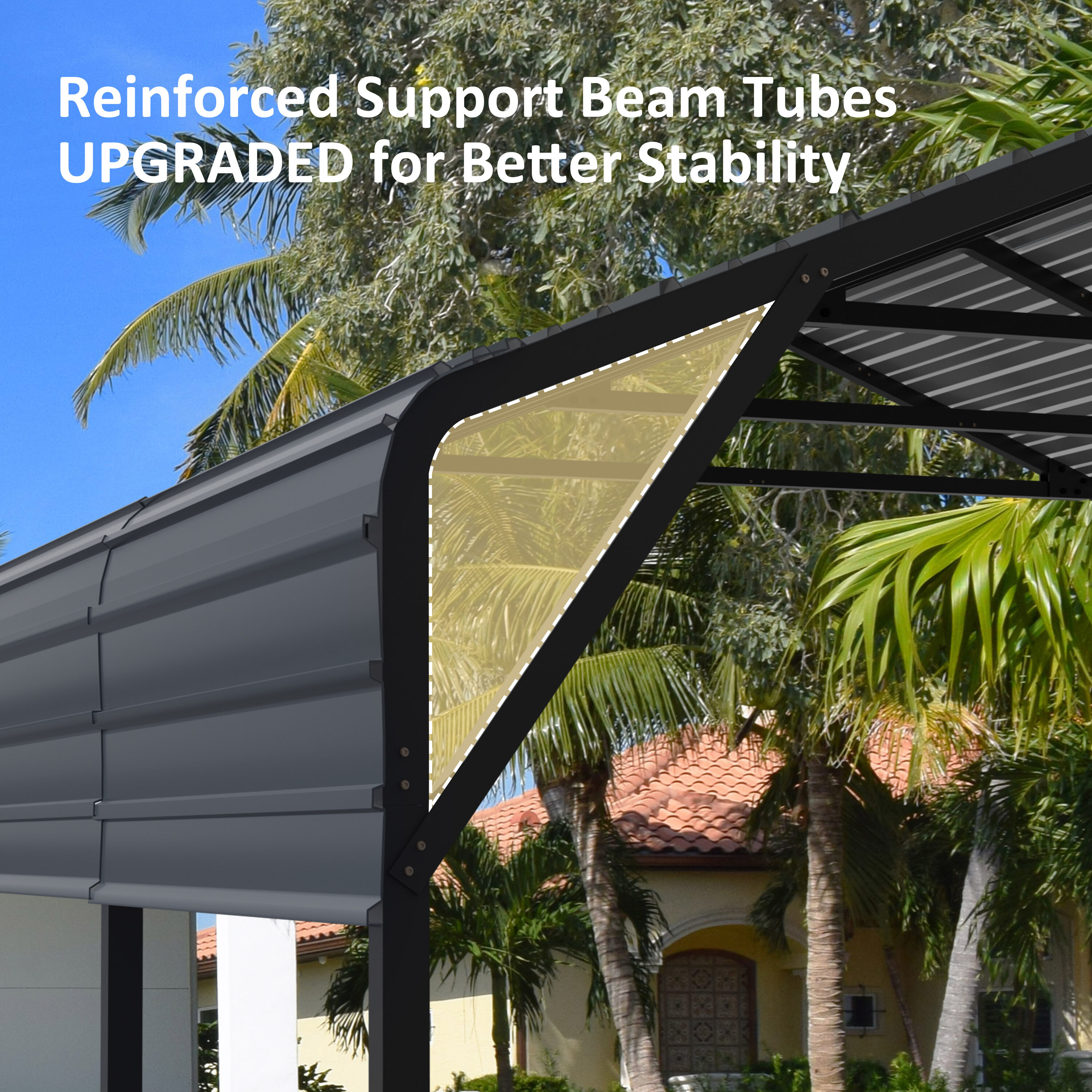 VEIKOUS PG0216-B2 Carport-Covers - View #9