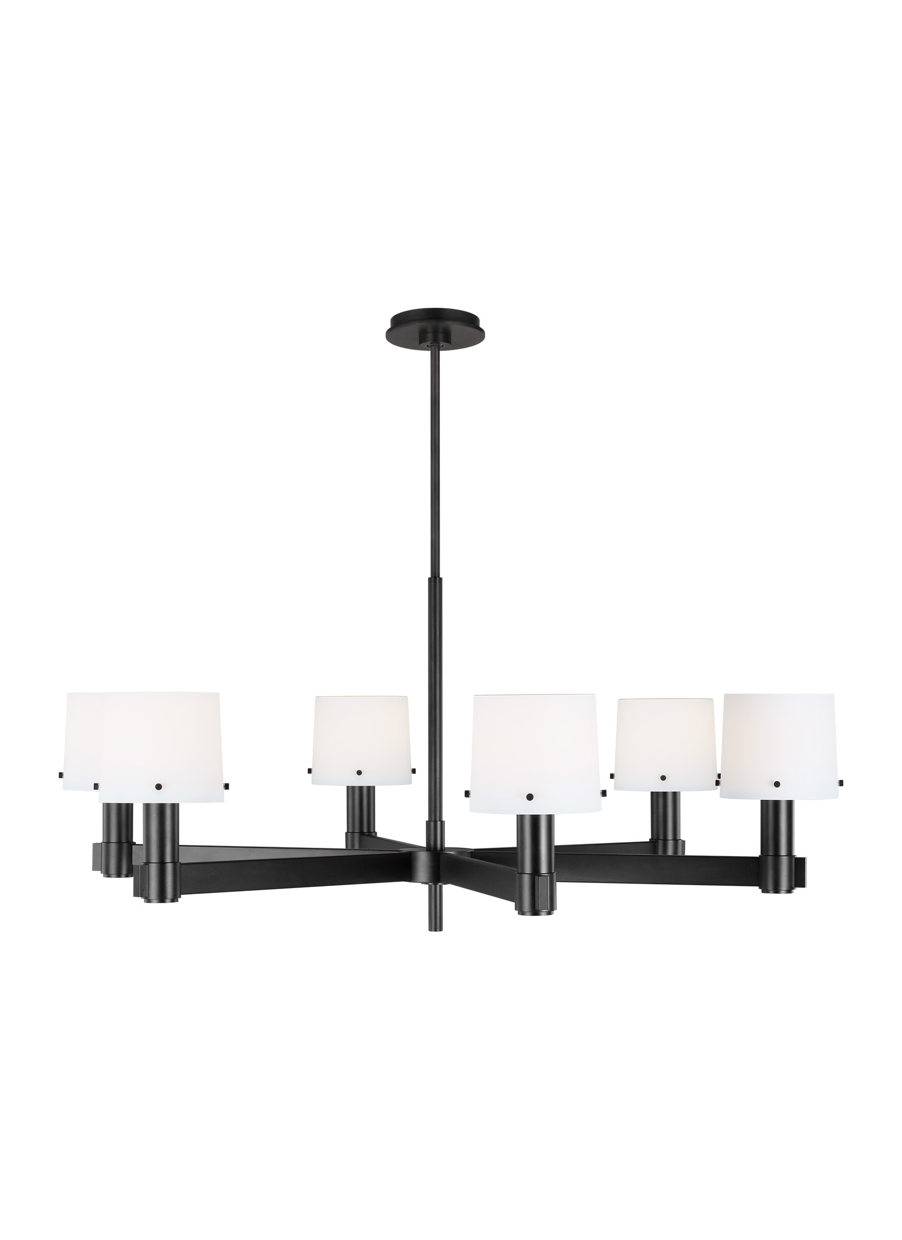 Generation Lighting TC1146AI Palma 6 -Light Gray Transitional For Use in Dining Rooms, Foyers, Chandelier