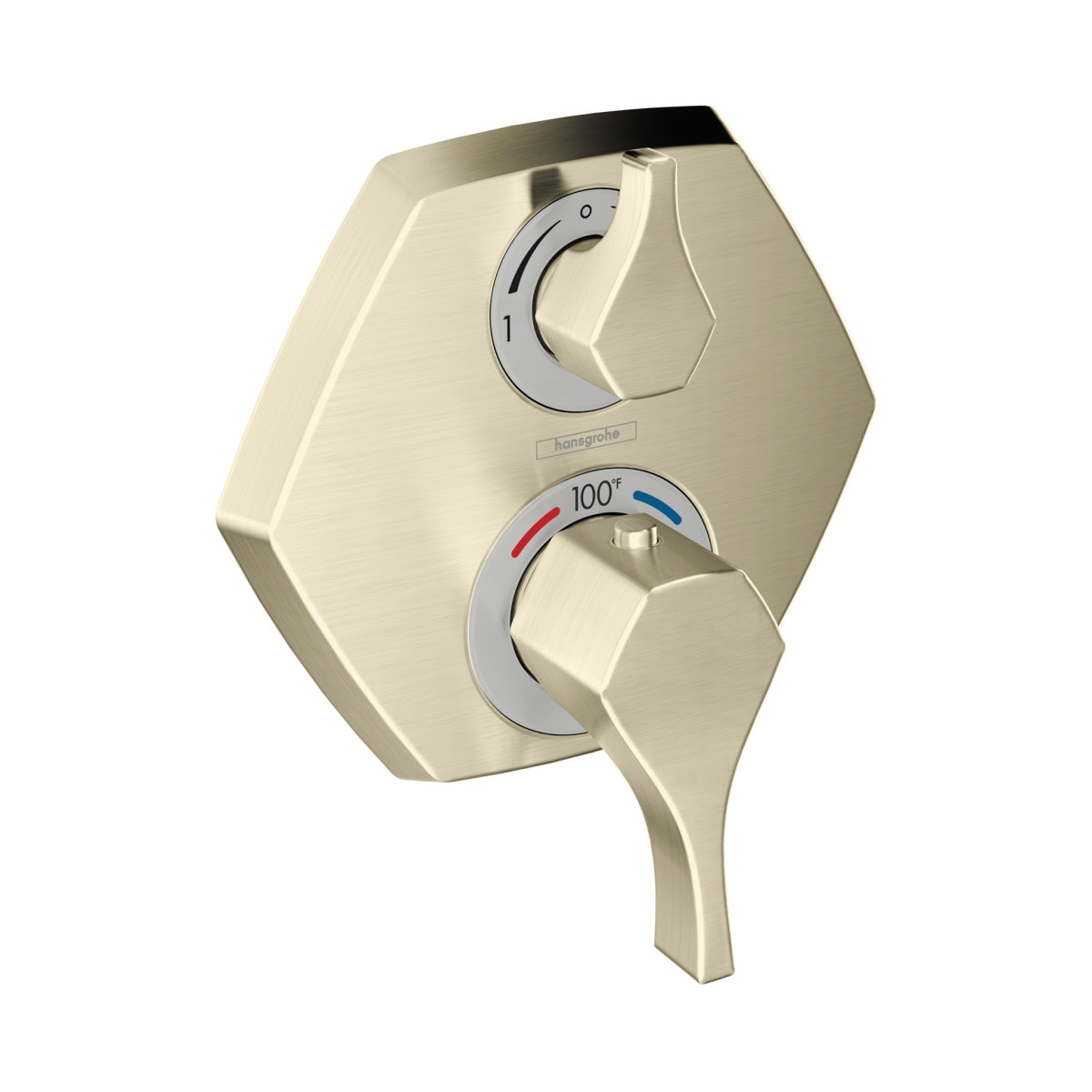 Hansgrohe 04821820 Brushed Nickel 2 -Handle Lever Shower Faucet Handle
