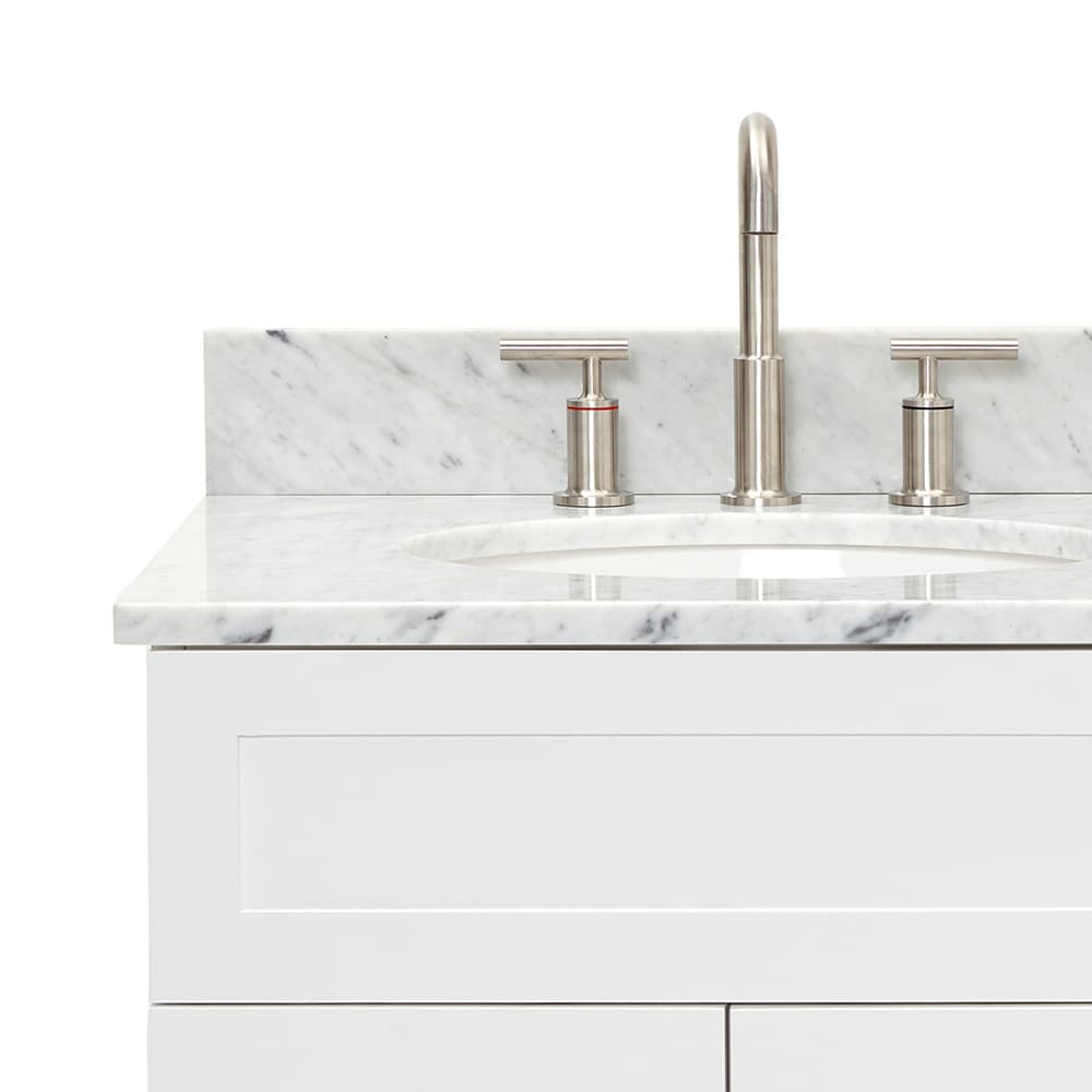 ARIEL F061DCW2OVOWHT Bath-Vanity-Combo - View #9