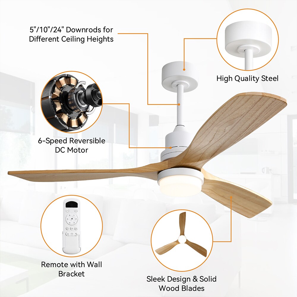 Sofucor LW-5247-WH-DC-YM Ceiling-Fans - View #11