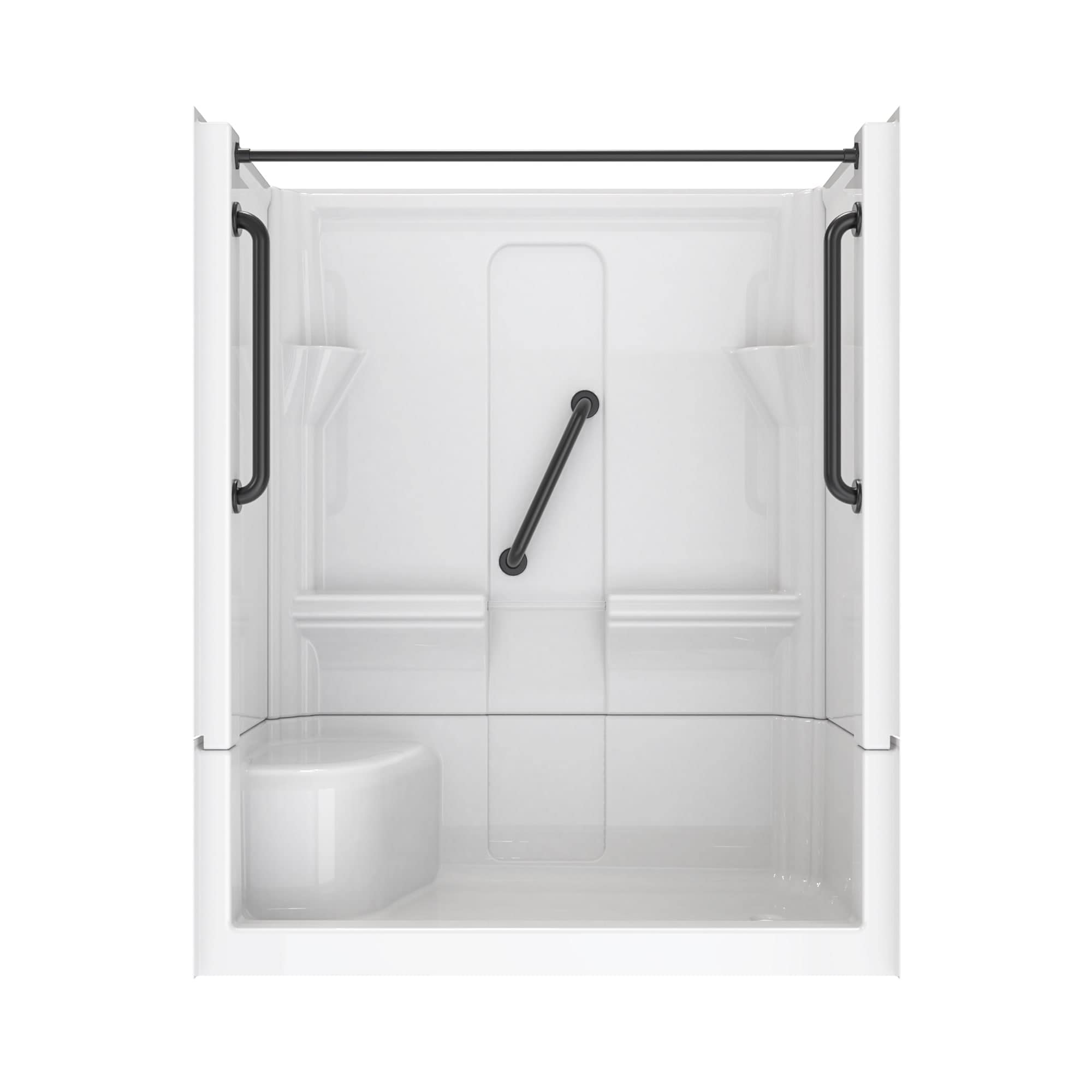 Laurel Mountain 6030SH1S4PSLWM2 Alcove-Shower-Kit - View #2