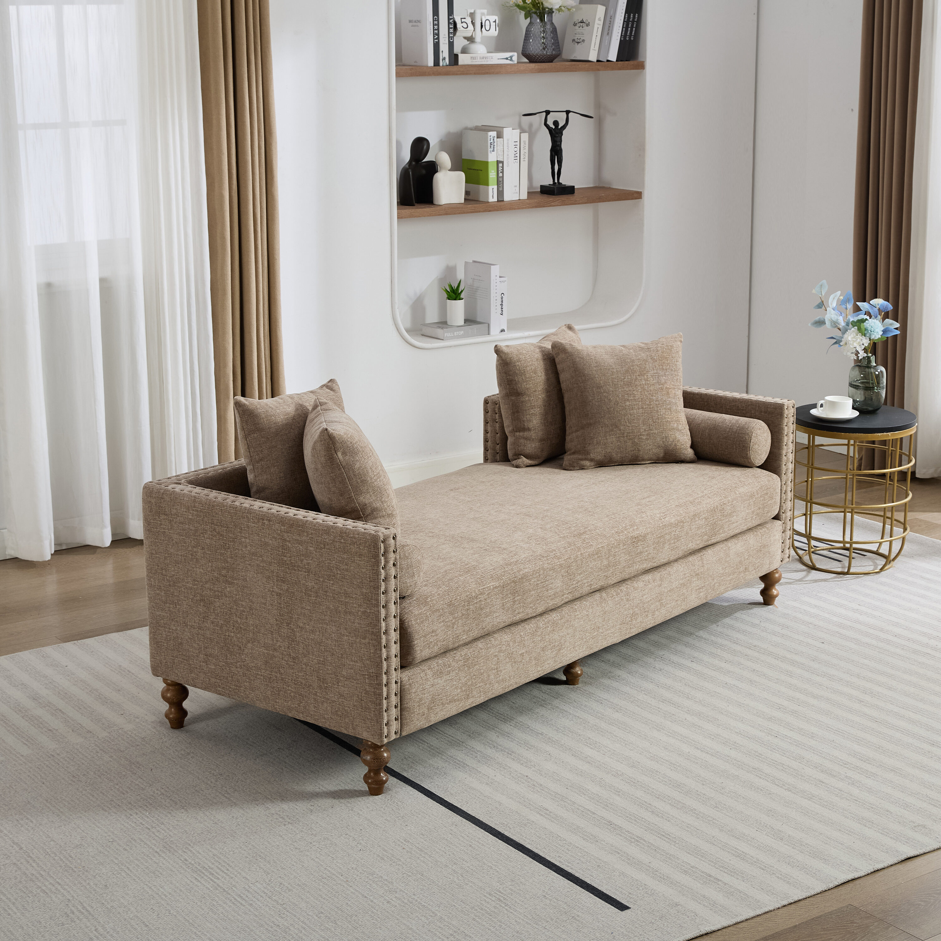 Hrinhom HC-W6106-TAUPE Sofas-Loveseats - View #3