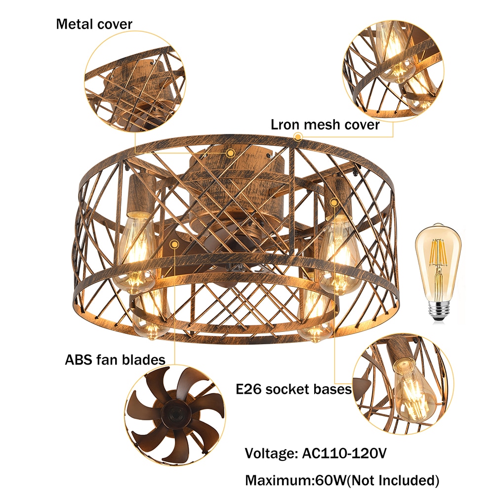 Oukaning HG-HCX4559-414US Ceiling-Fans - View #5