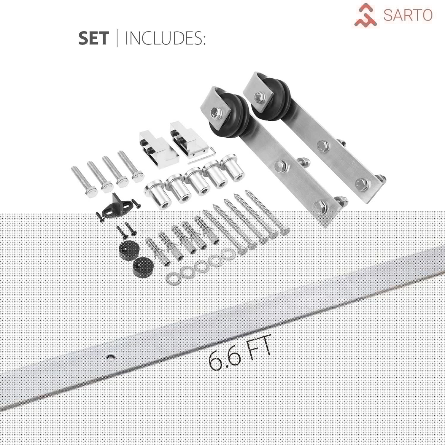 SARTODOORS PL2102BDSHA2496 Barn-Doors - View #3