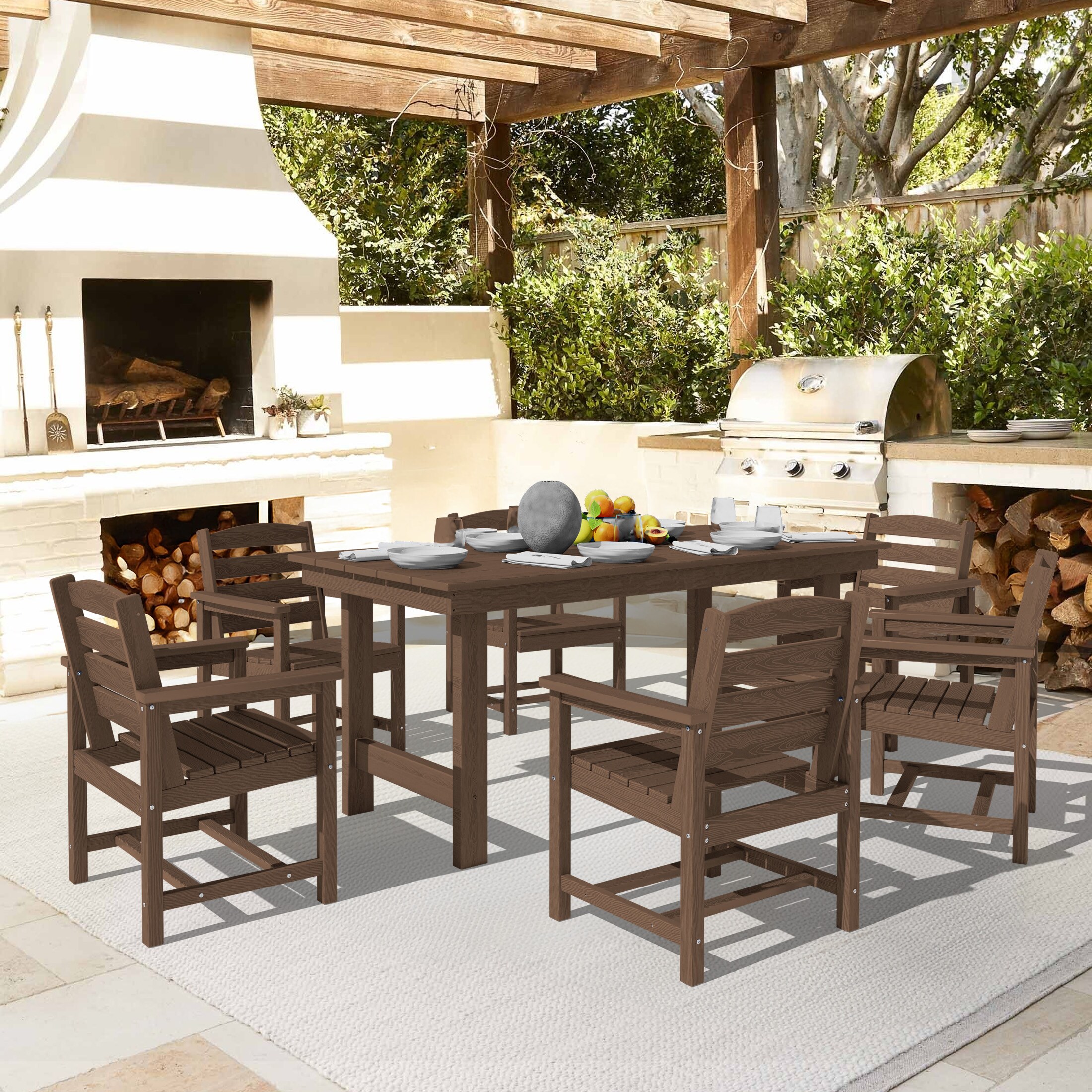 JEAREY PEJYCZY07-BN Patio-Dining-Sets - View #2