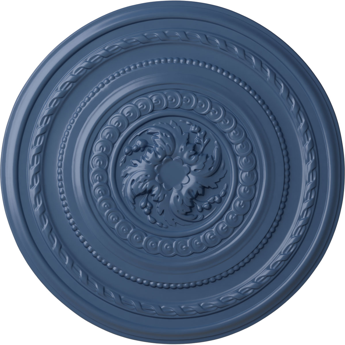 Ekena Millwork CM26PEAMF Pearl 26.25-in W x 26.25-in L Painted Americana Polyurethane Whole Ceiling Medallion