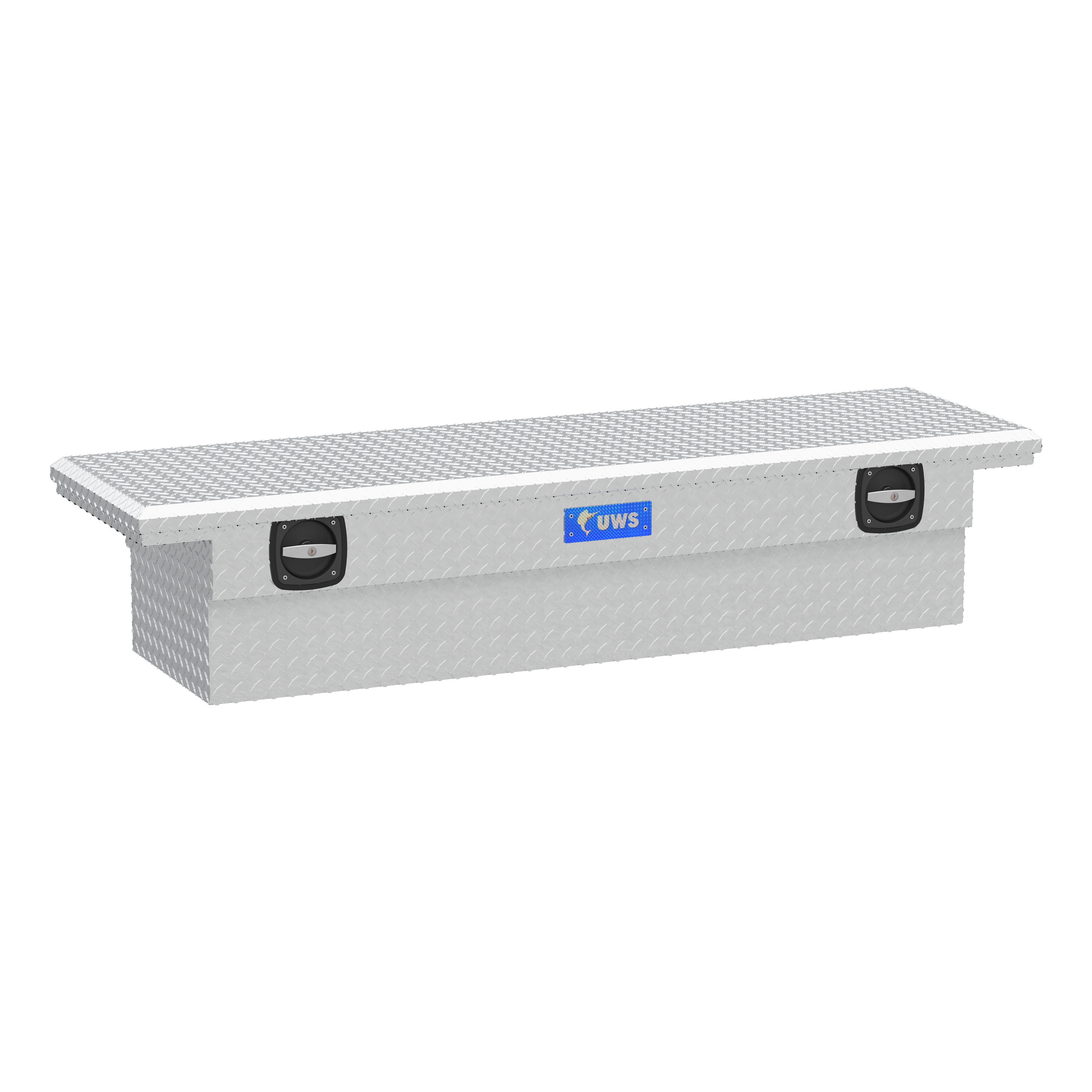 UWS 69.875-in x 20-in x 14.75-in Bright Aluminum Aluminum Crossover Truck Tool Box EC10001 Sansujyuku sansujyuku.com