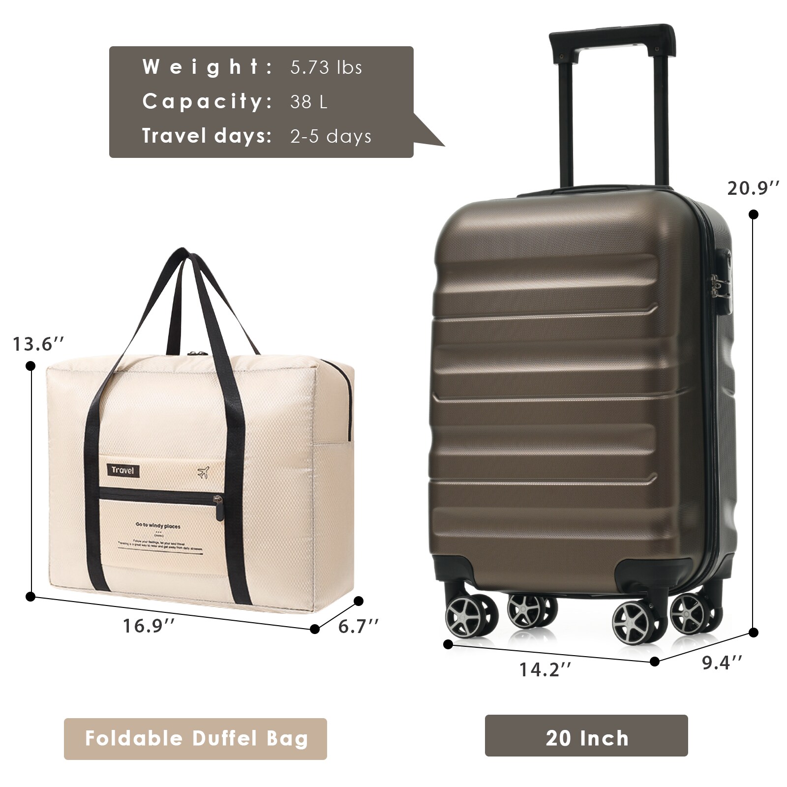 LOVMOR SF-H-N730P323460G Luggage-And-Luggage-Sets - View #6
