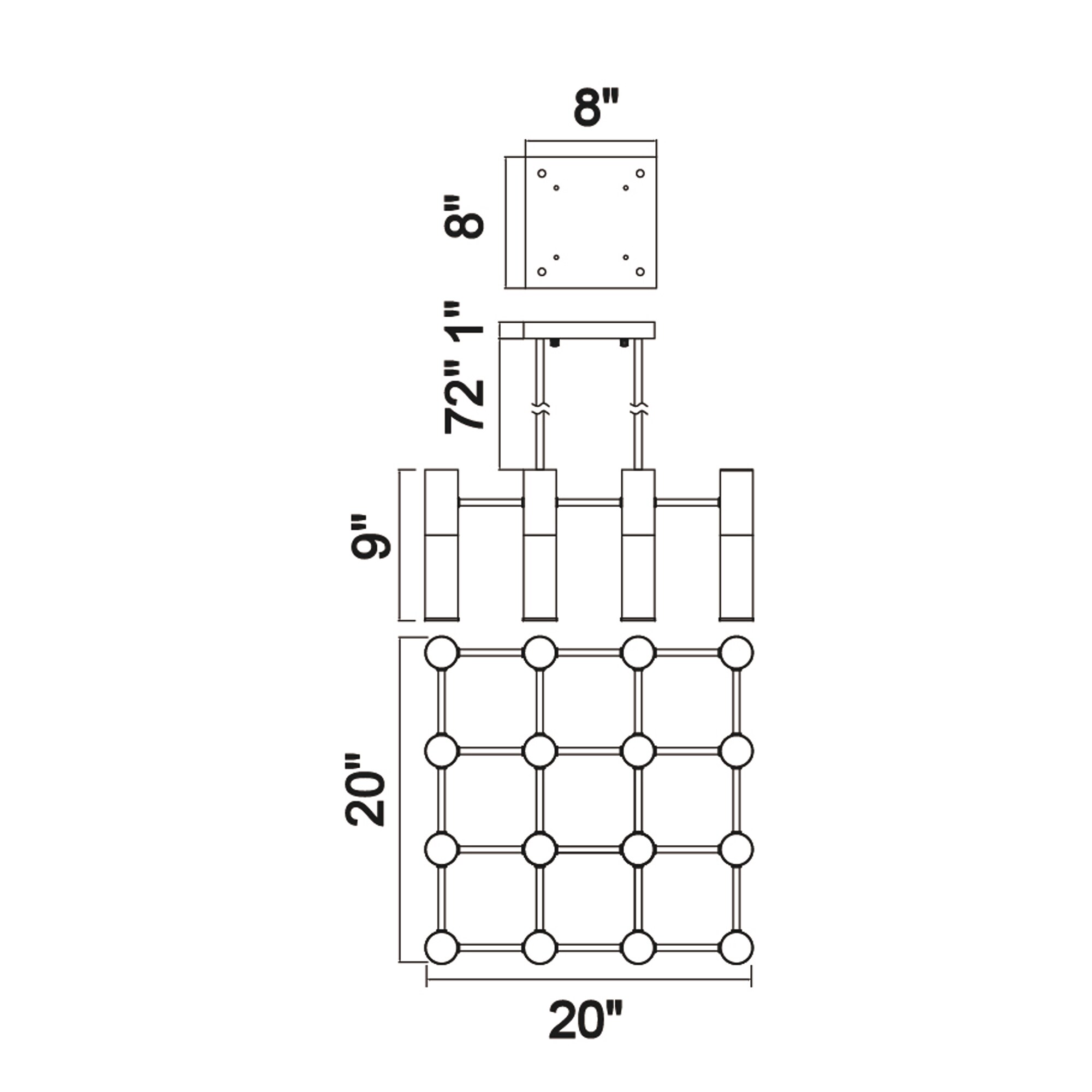 CWI Lighting 1221P20-16-625 b090015 - View #9