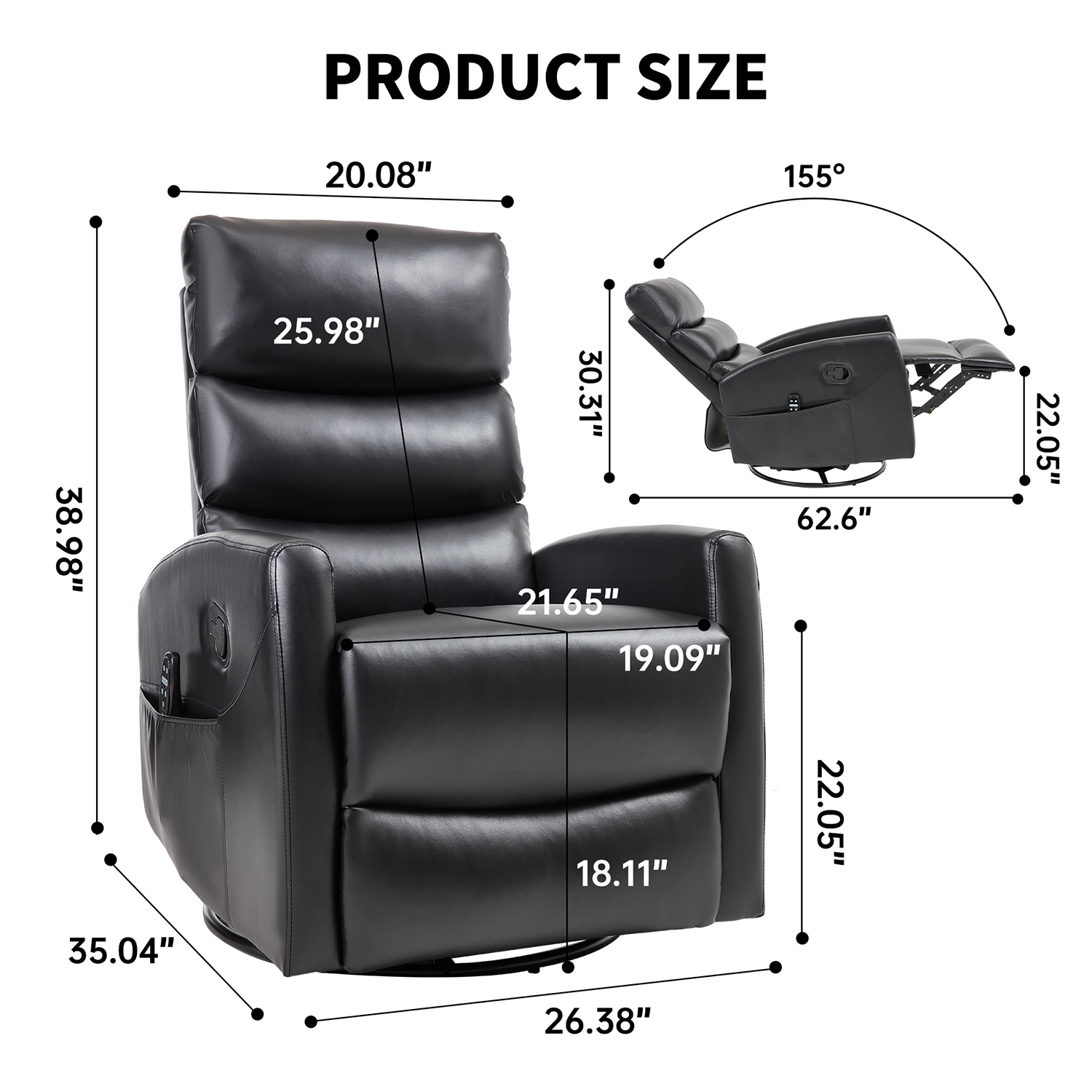 GZMR GZ-N71998 recliners - View #7