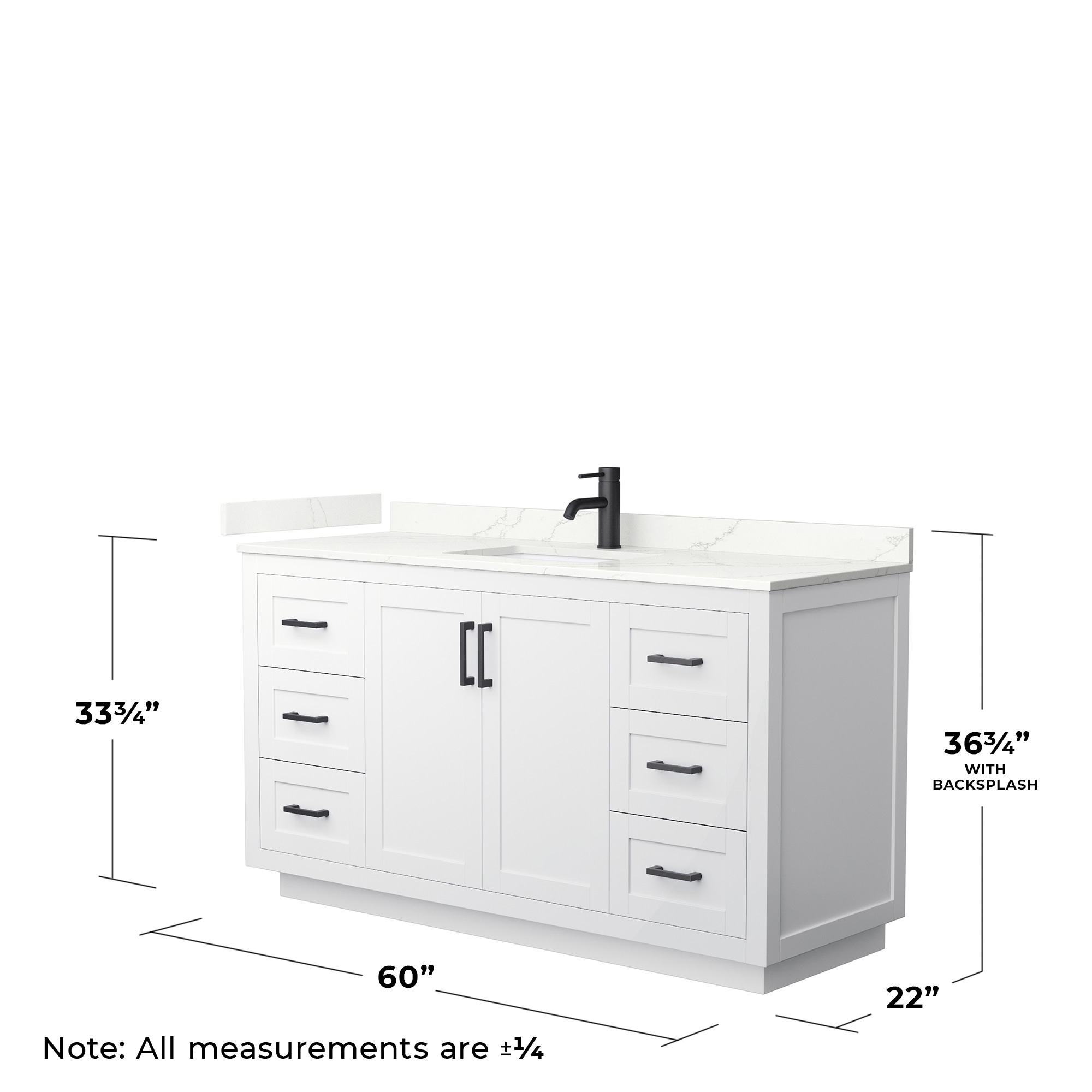 Wyndham Collection WCF292960SWBGTUNSMXX Bath-Vanity-Combo - View #5