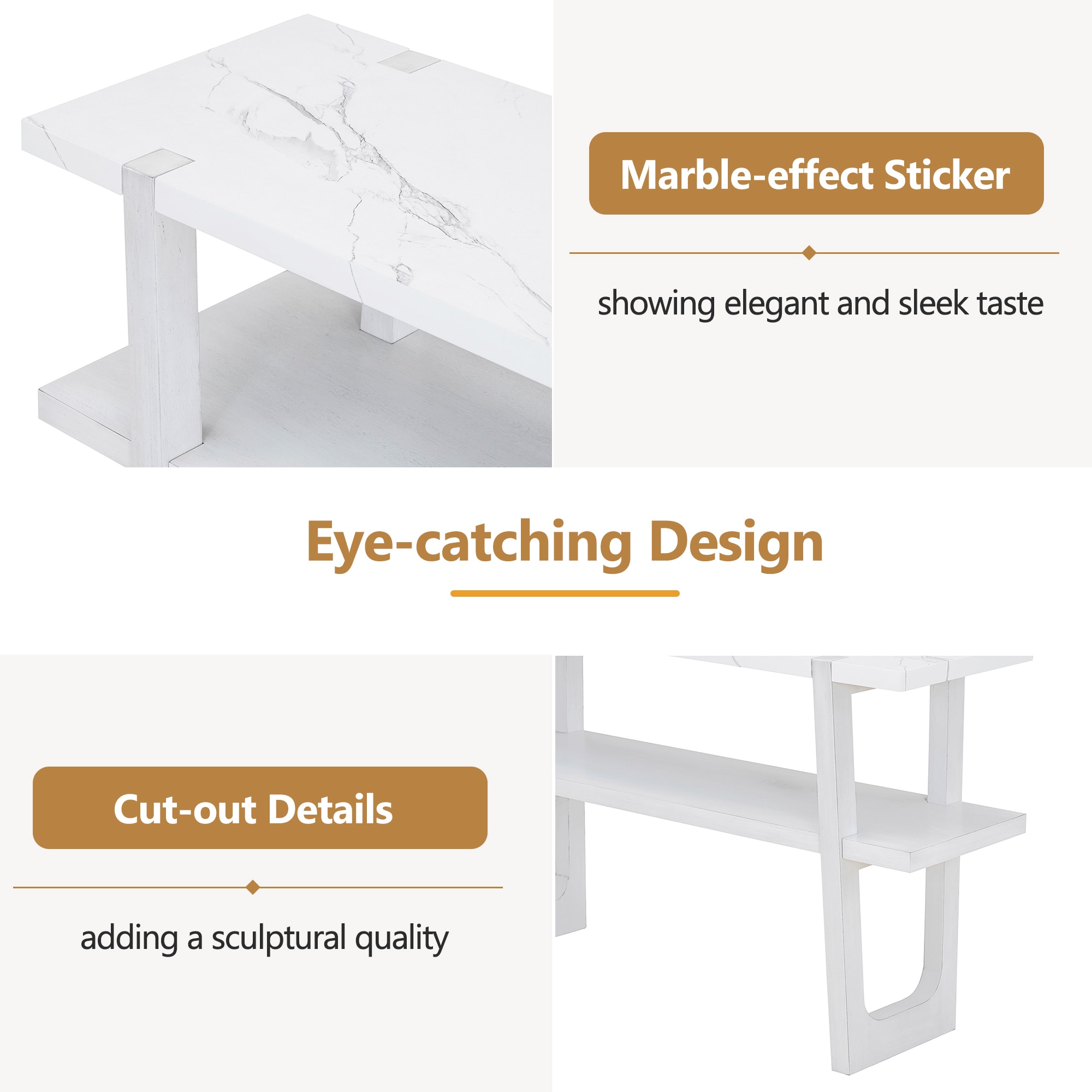 ModernLuxe N715P196906K Console-Sofa-Tables - View #5