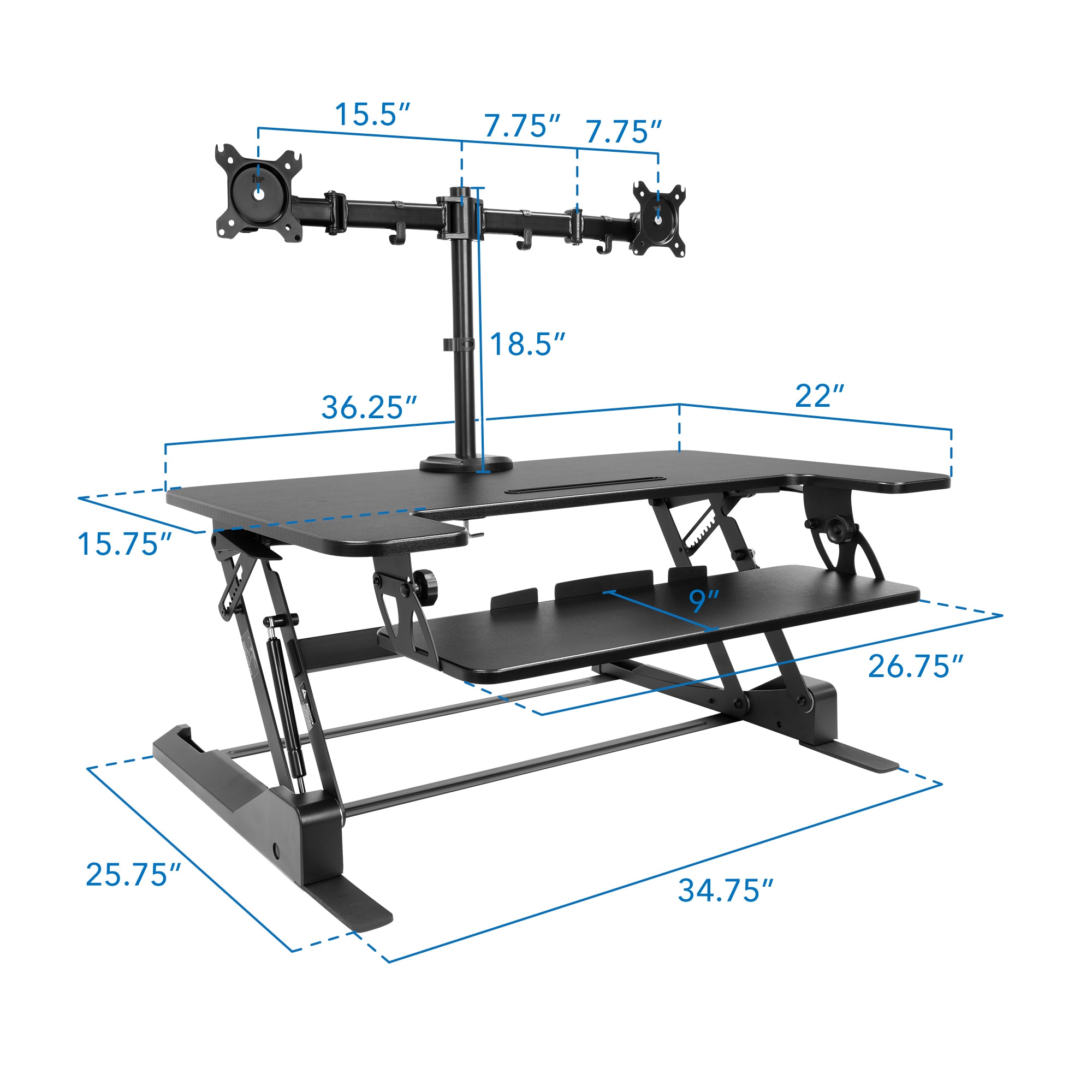 Mount-It! MI-7934 desks - View #10