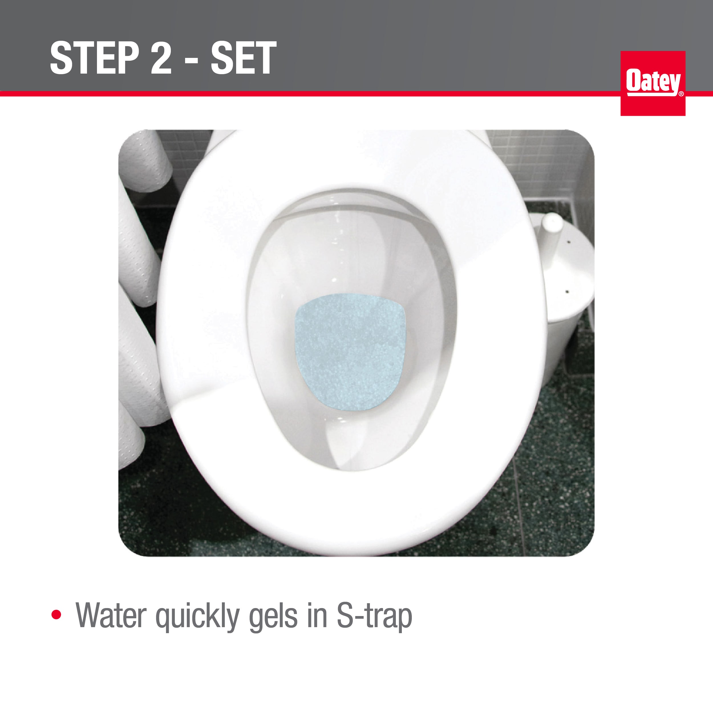 Gel Toilet Seat Cushion in Blue/ Clear
