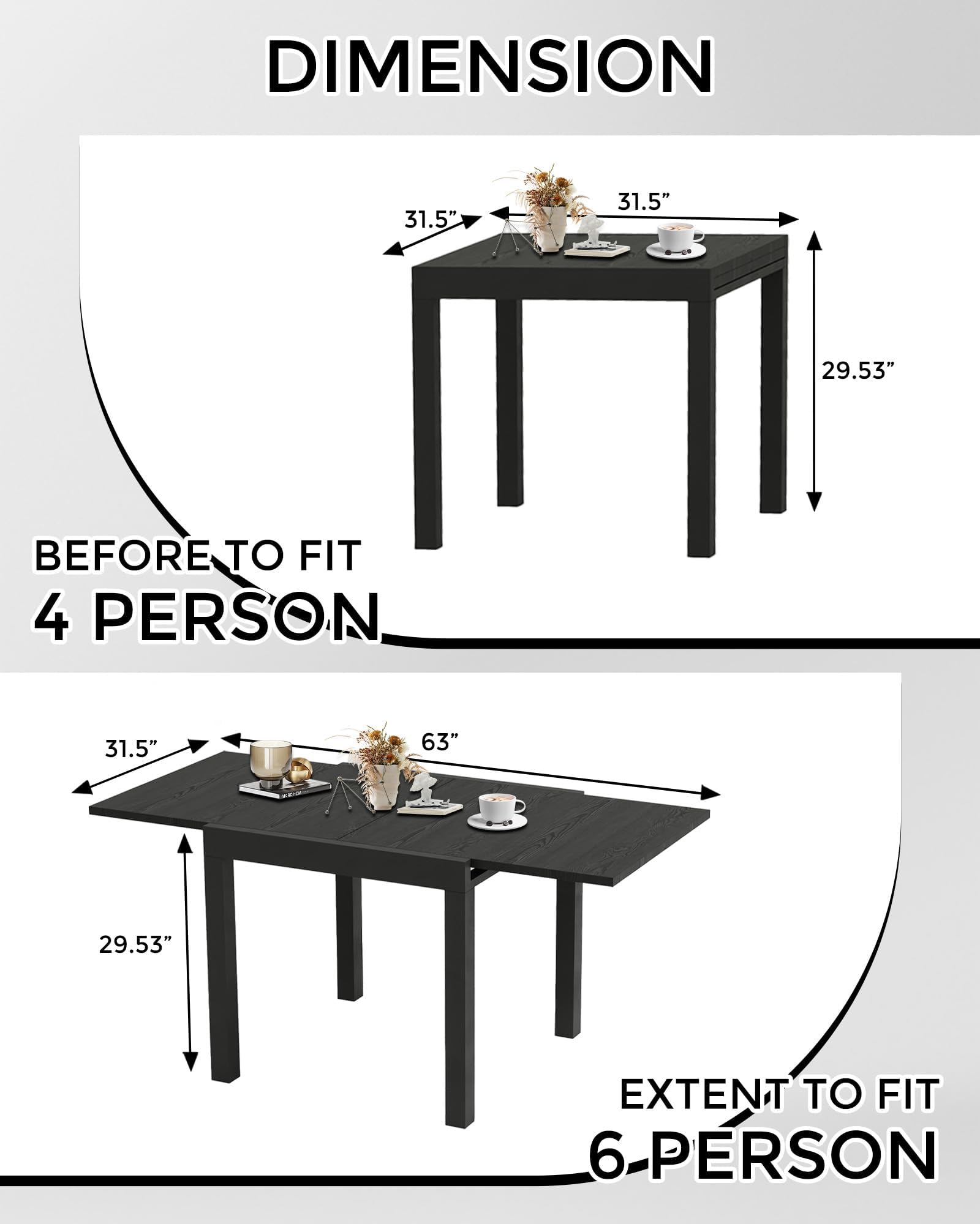 Garvee HHZ-PHO-3345GV8H Dining-Tables - View #2