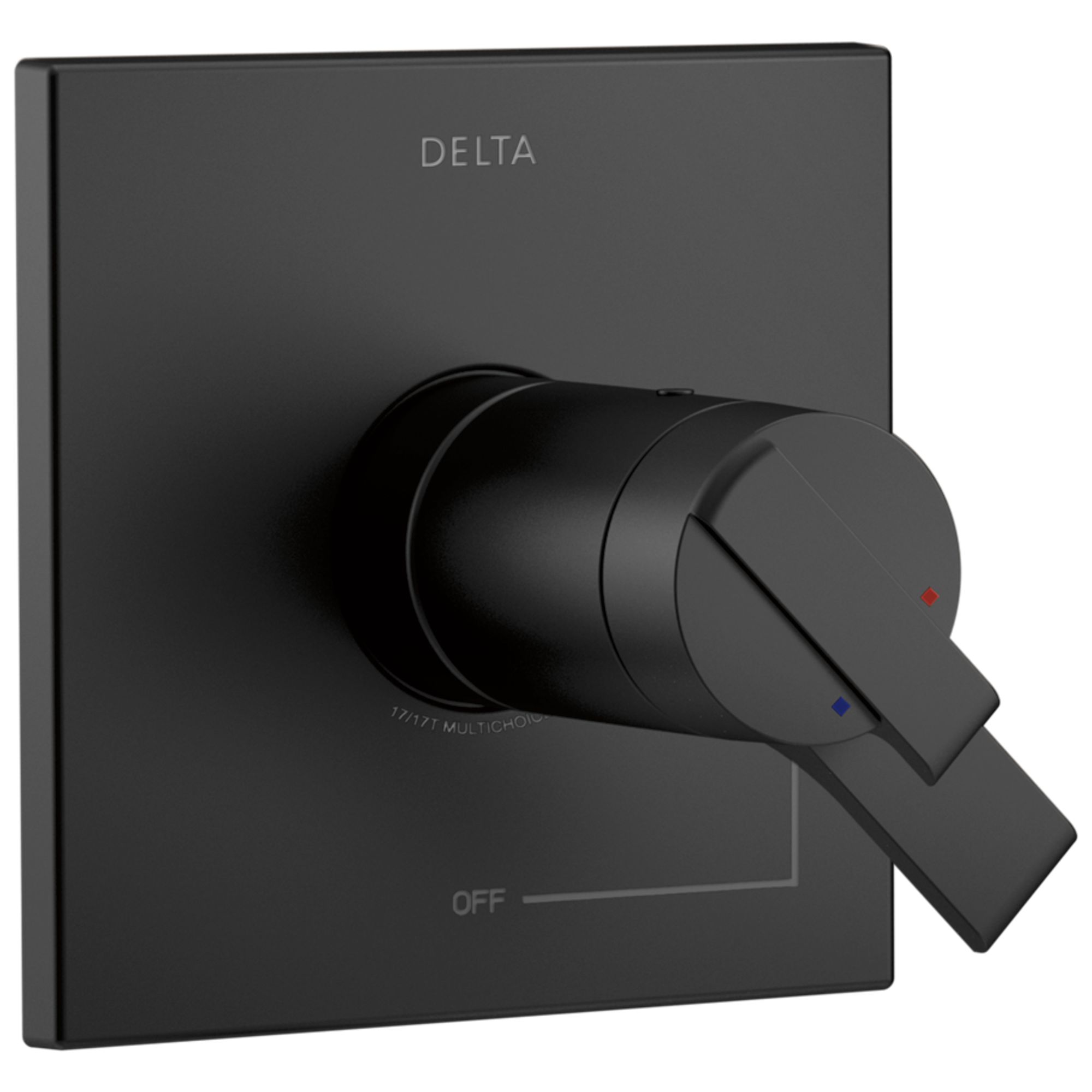 Delta T17T067-BL Ara Matte Black 3.5-Inches Universal Bathtub/Shower Trim ring 0.5-Inches -ID