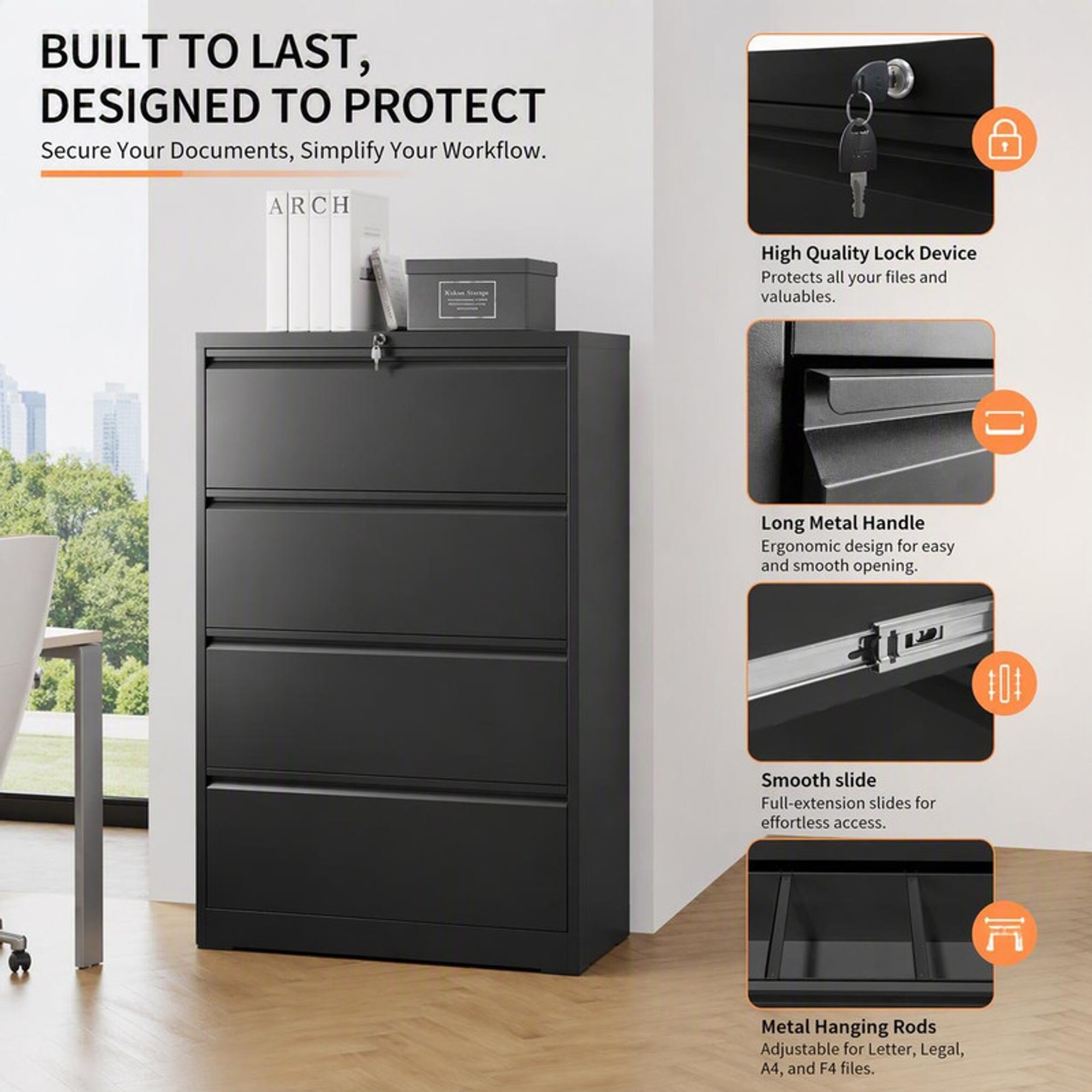 TEINIE HJJ-W2735P332126 Filing-Cabinets - View #6
