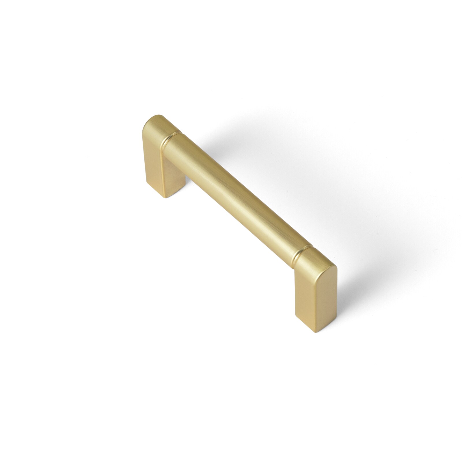 Miaokesen 6651TLS-76 3-in , 76mm Center to Center Light Brushed Brass Novelty Handle 6 -Pack