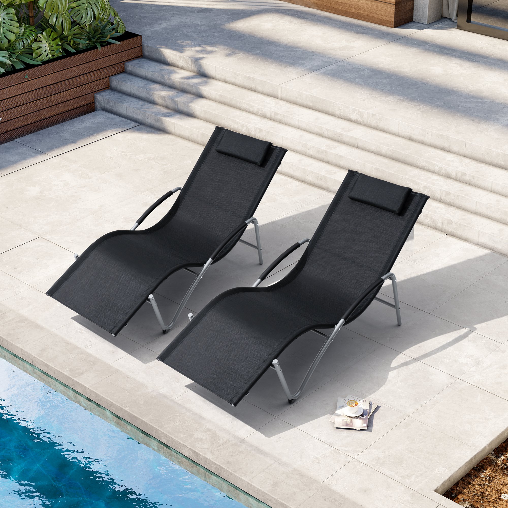Crestlive Products CL-LG033BLK-2 Patio-Chairs - View #8