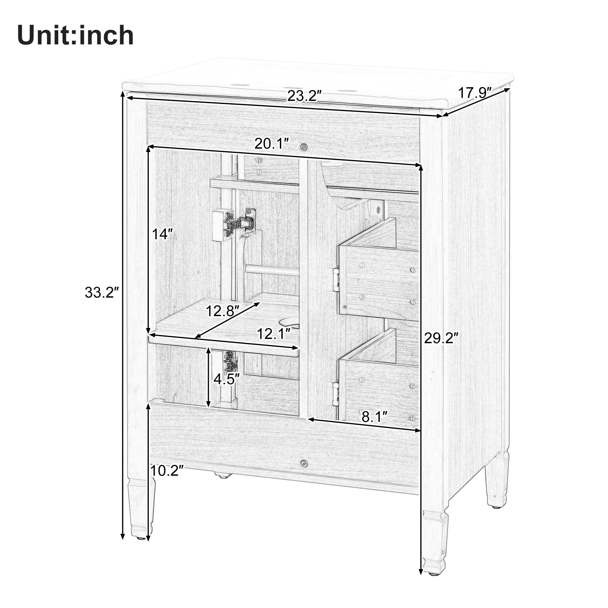 Rbied NDLJ-230 Bath-Vanity-Combo - View #4