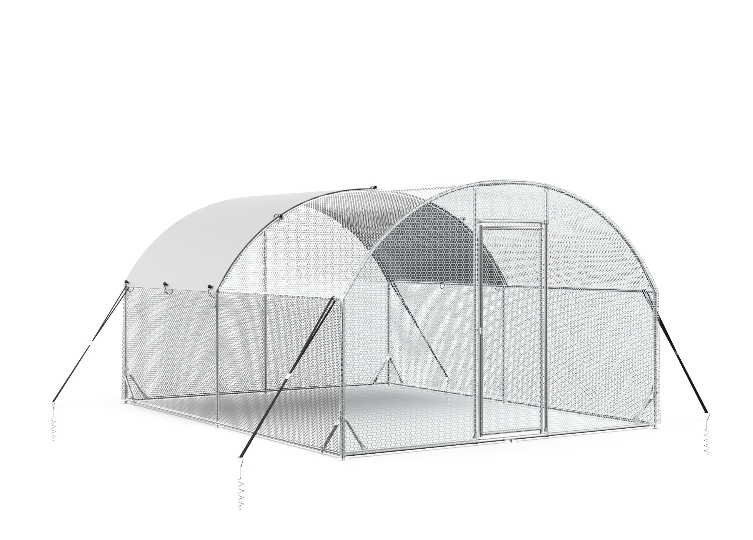 Maocao Hoom JL120210 Silver Metal Chicken coop