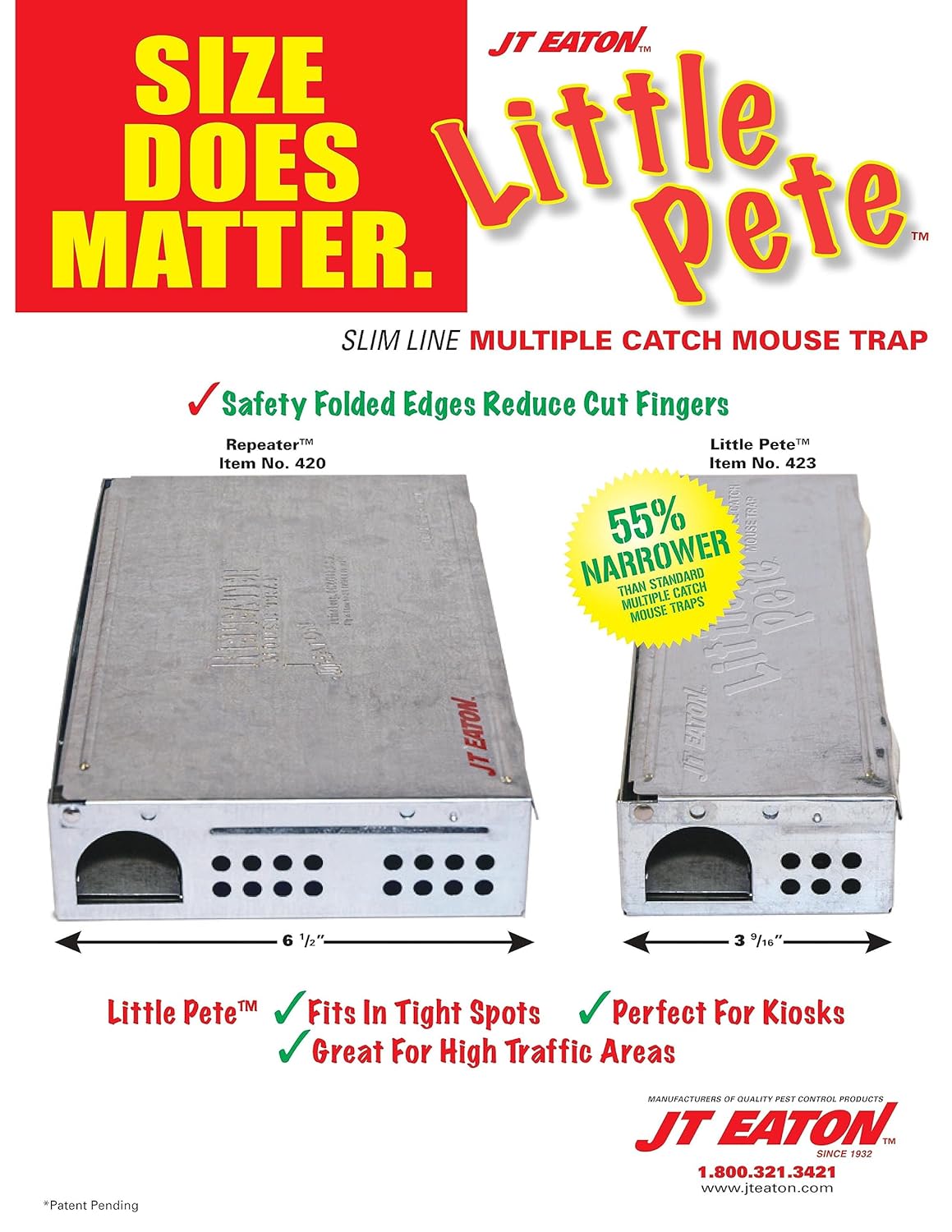 JT Eaton 423CL-BK Animal-Rodent-Control - View #3