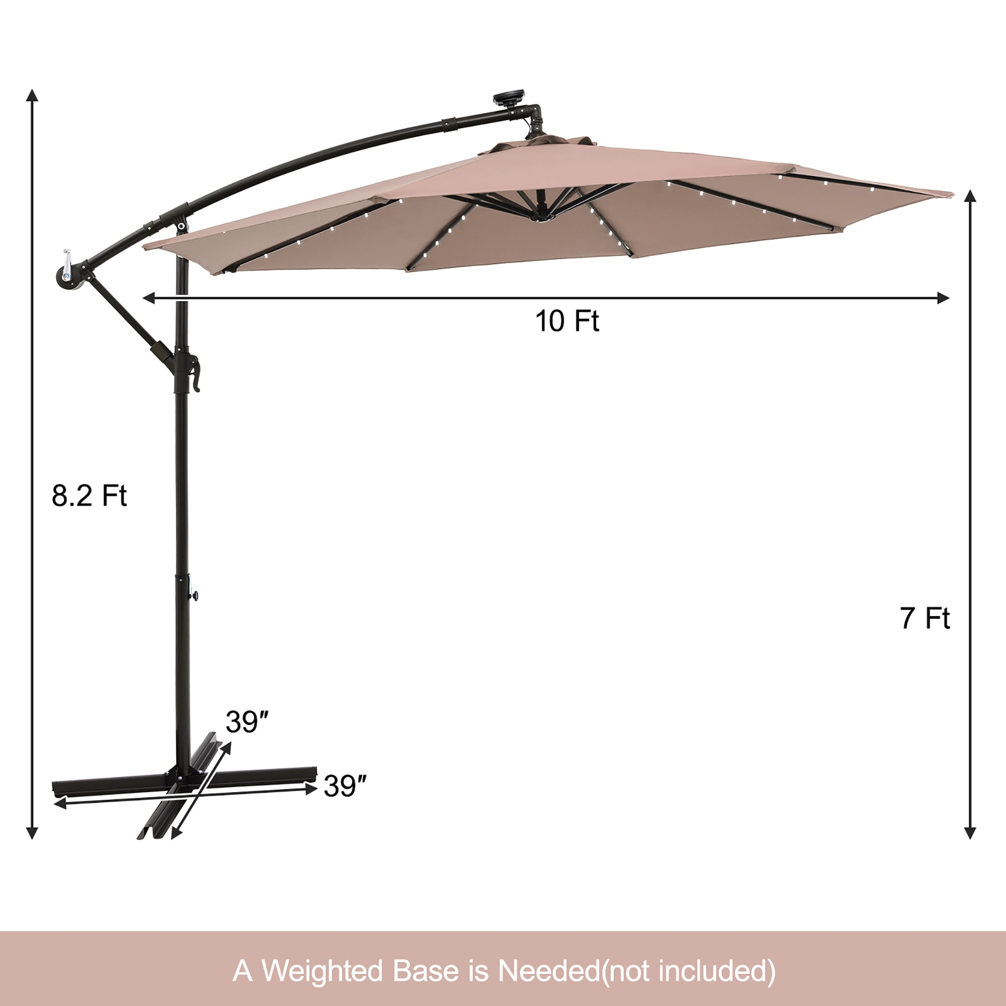 Costway LWS00858 Umbrellas-2 - View #2