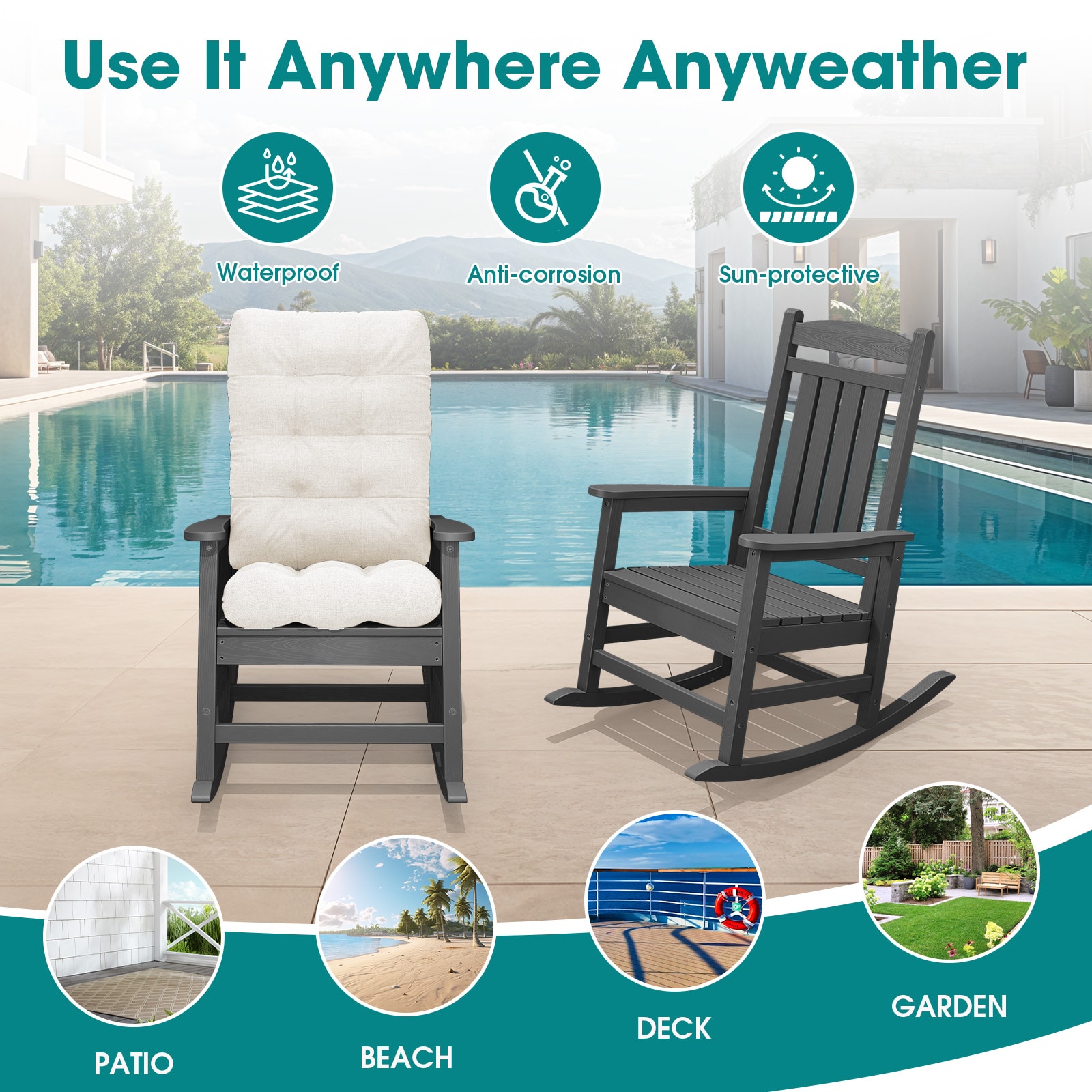 JEAREY 03YY-DZ-GB Patio-Chairs - View #8