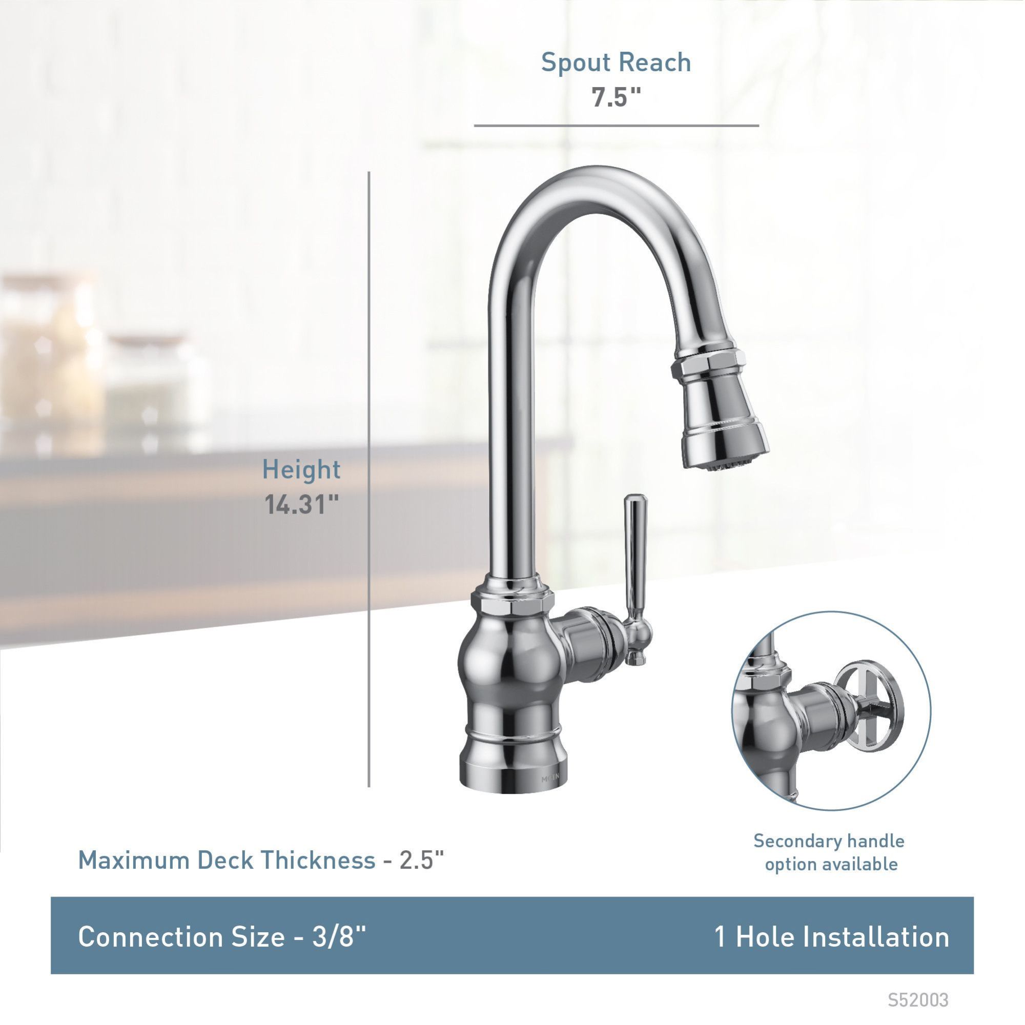 Moen S52003 Kitchen-Faucets - View #9