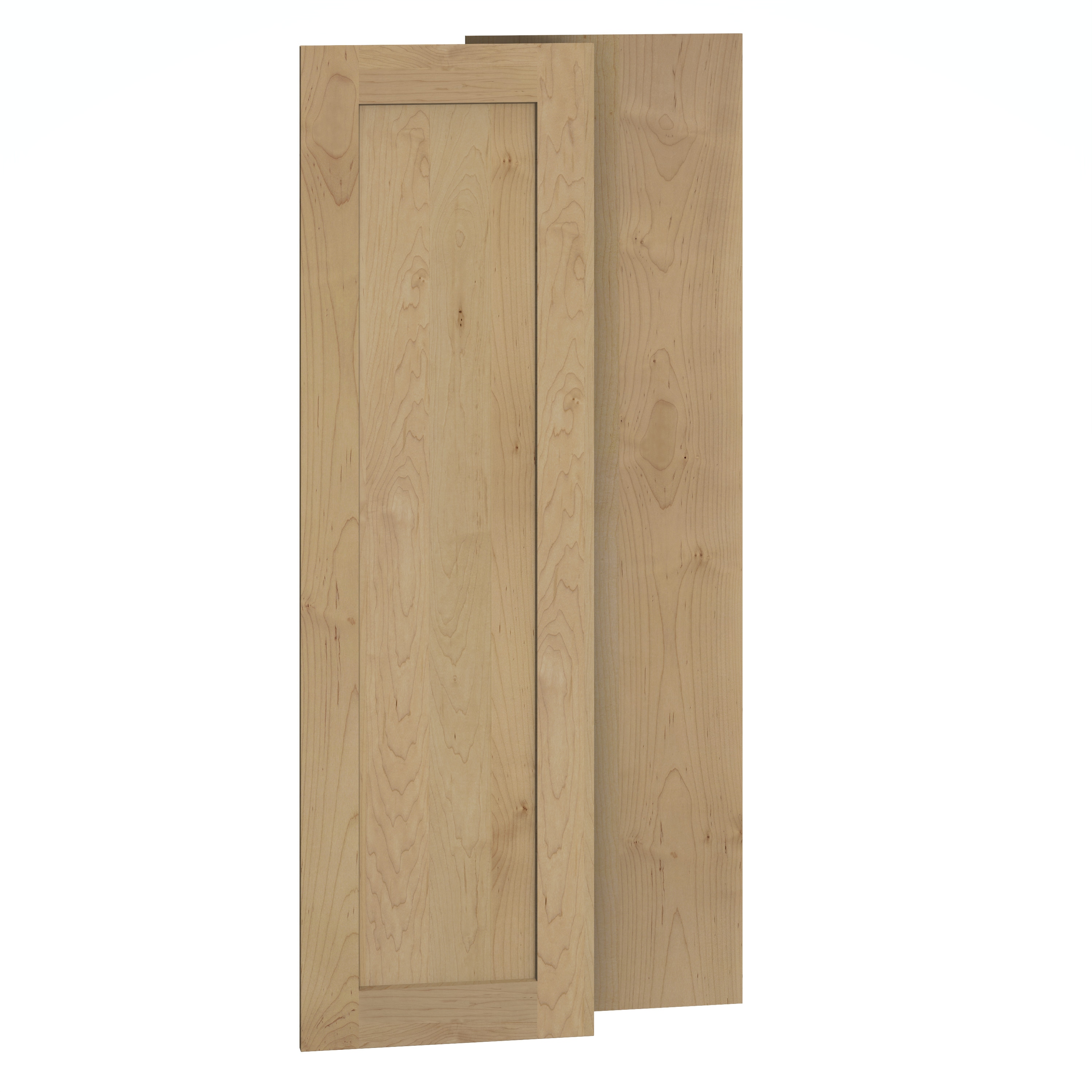 Diamond Express 62K-WED1239 Jamestown Cabinet End Panel 12-in W x 39-in H x 0.75 D Coastline Brown Stained (Wall Cabinet Door Panel Kit)