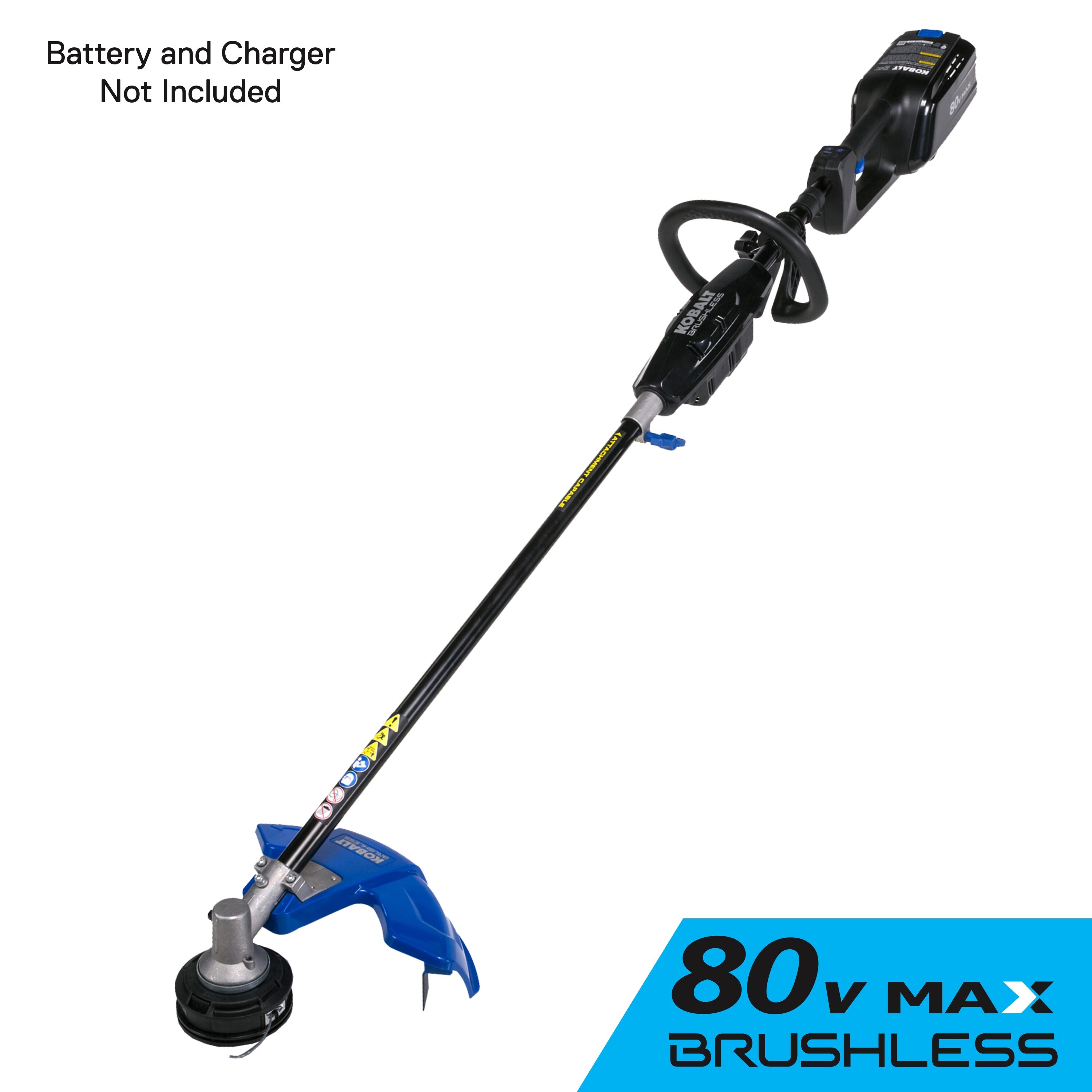 Kobalt KST 140XB 80-volt 16-in Straight Shaft Attachment Capable Battery String Trimmer