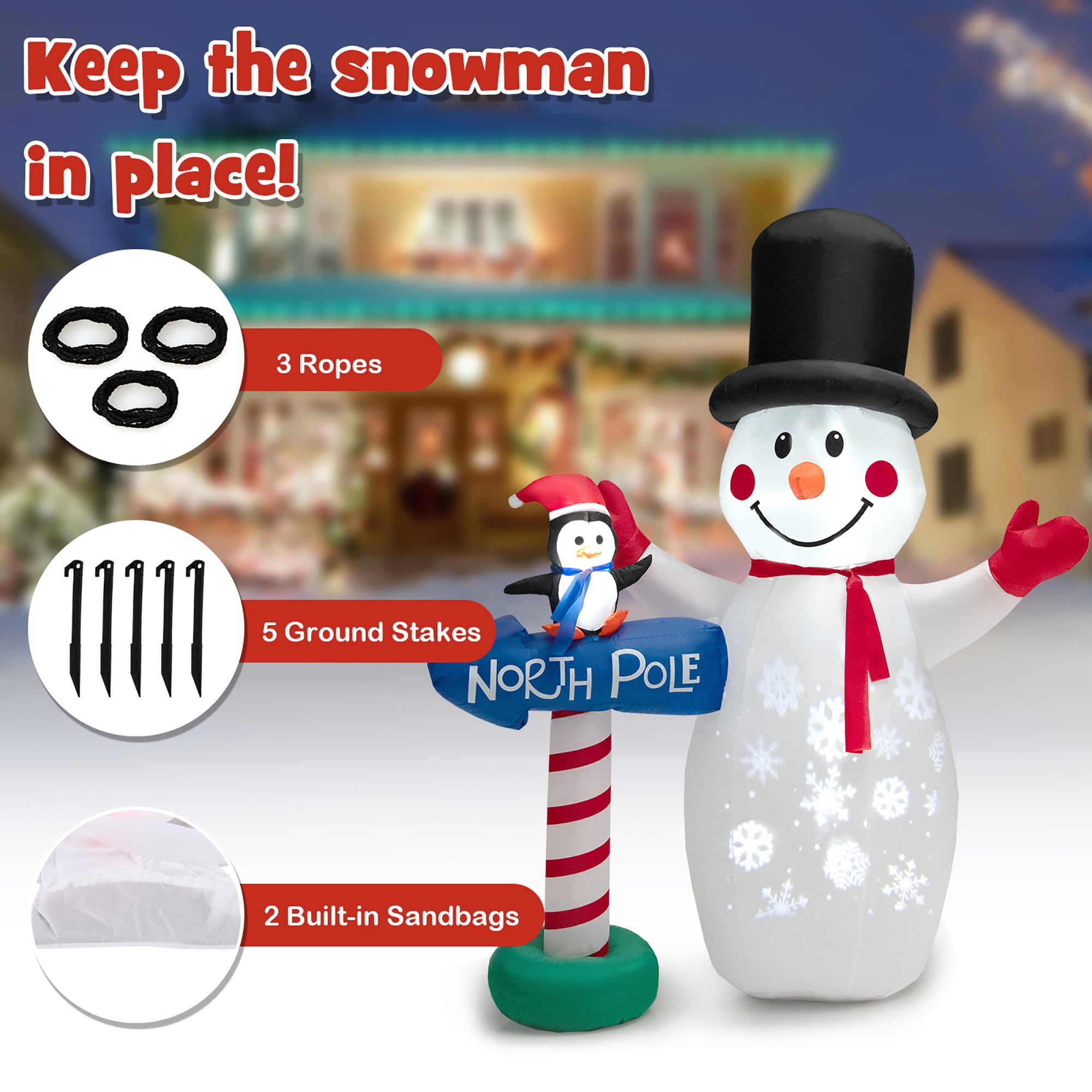 Costway LWS00696 Christmas-Inflatables - View #5