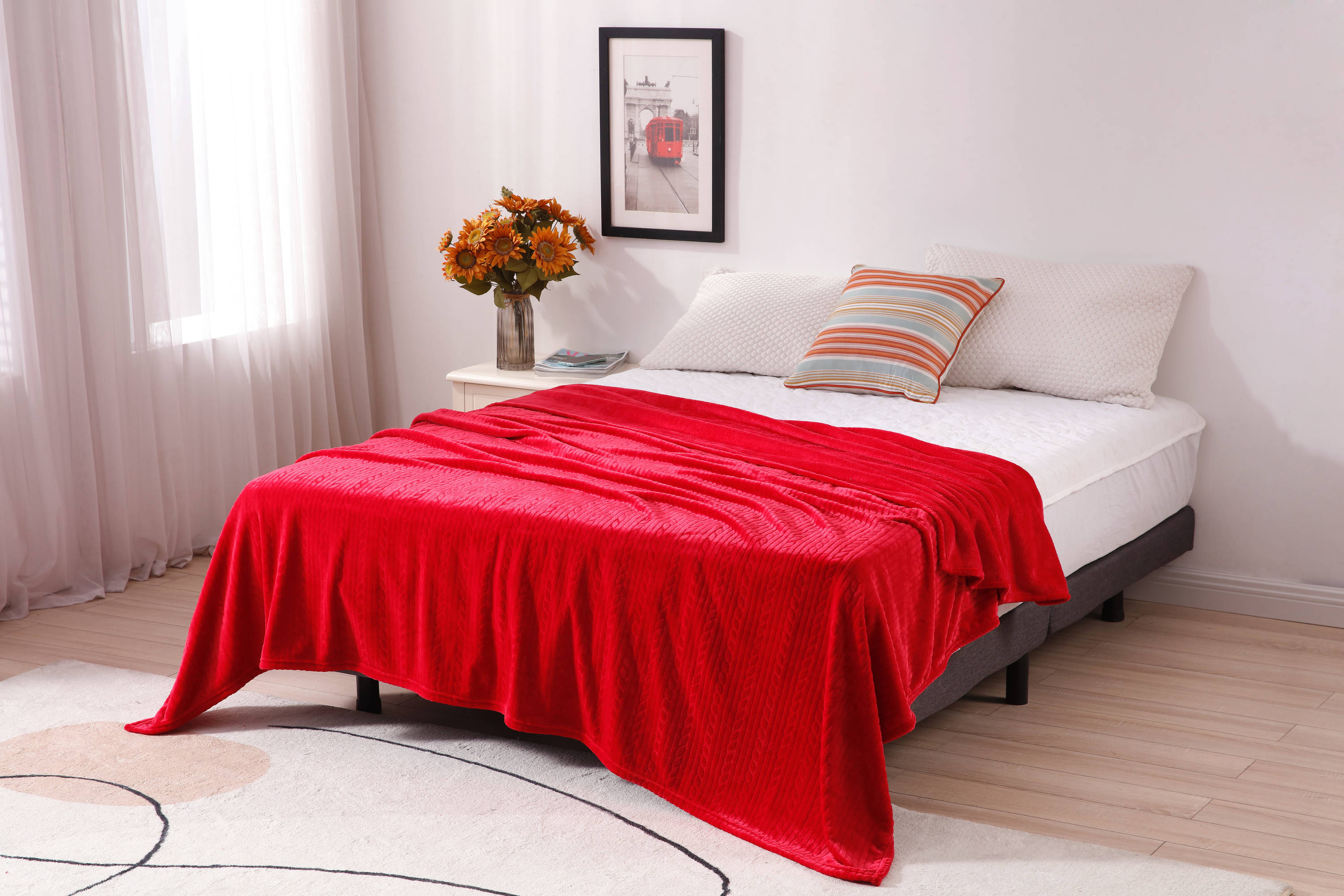 LBaiet 3687-FQ RED Blankets-And-Throws - View #5