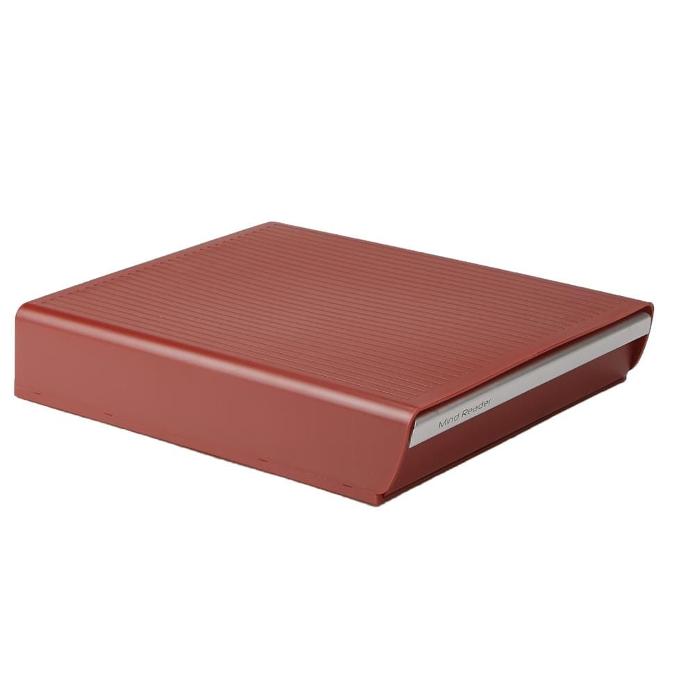 Mind Reader TRY30-RED  Single Serve Coffee Pod Drawer, 30 Pod Capacity, Countertop Organizer, 10.5"L X 12.75"W X 2.5"H, Red