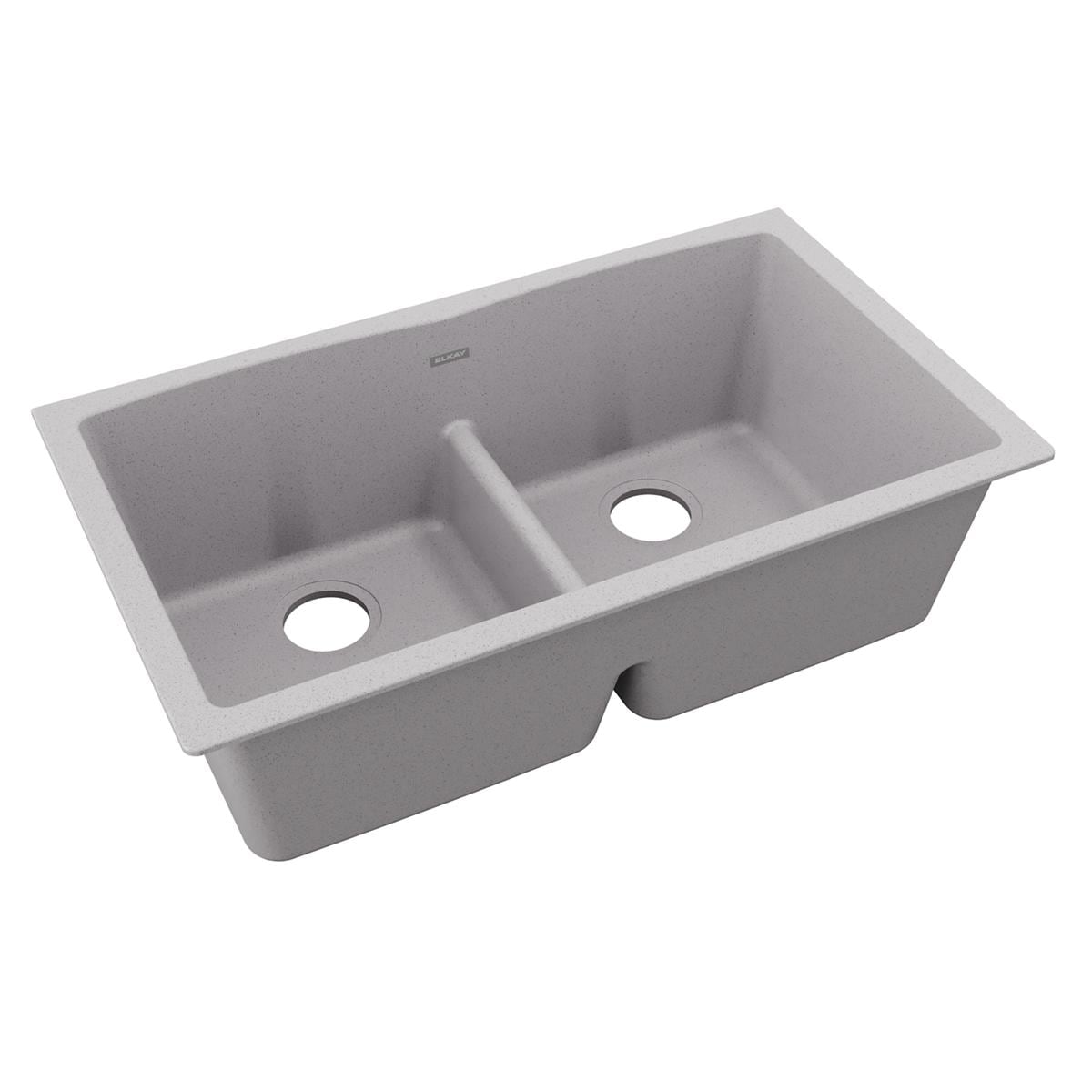 Greystone Quartz Double Bowl Undermount Kitchen Sink