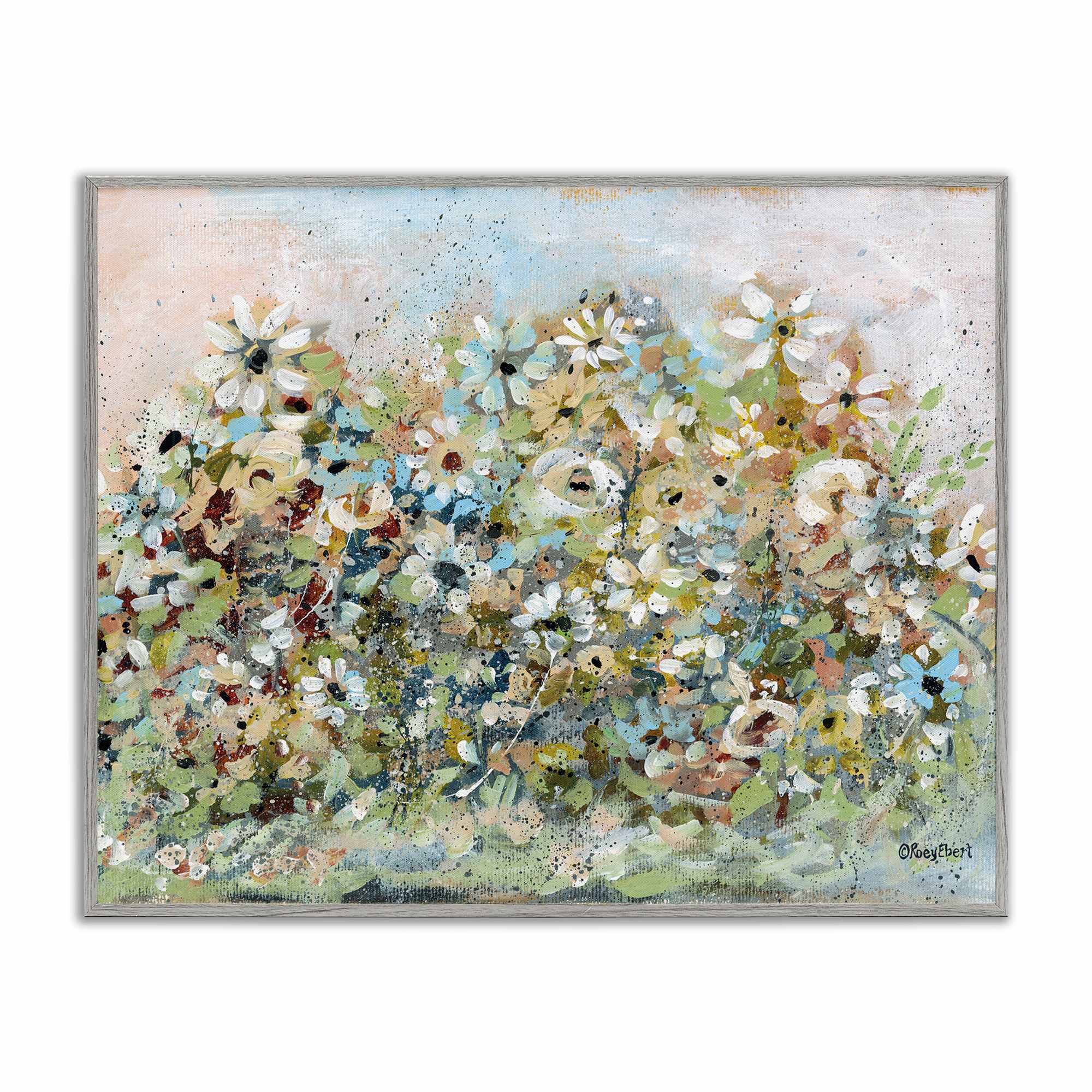 Stupell Industries BS-661-GFF-11X14 Bold Garden Blooms Gray Framed Giclee Art By Roy Ebert 14 x 11