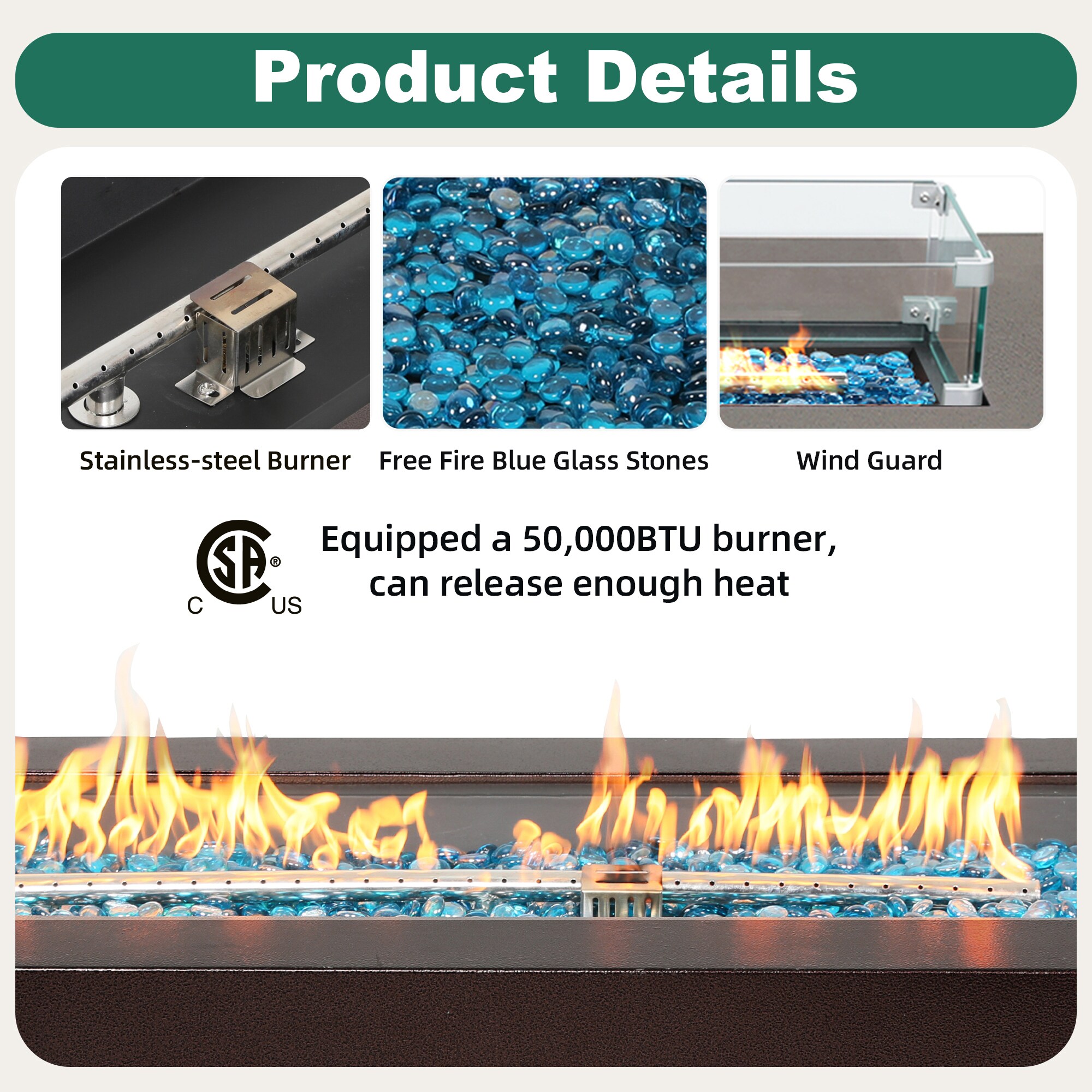 UPHA 56TP-ZSJH-QT Outdoor-Gas-Firepits - View #5