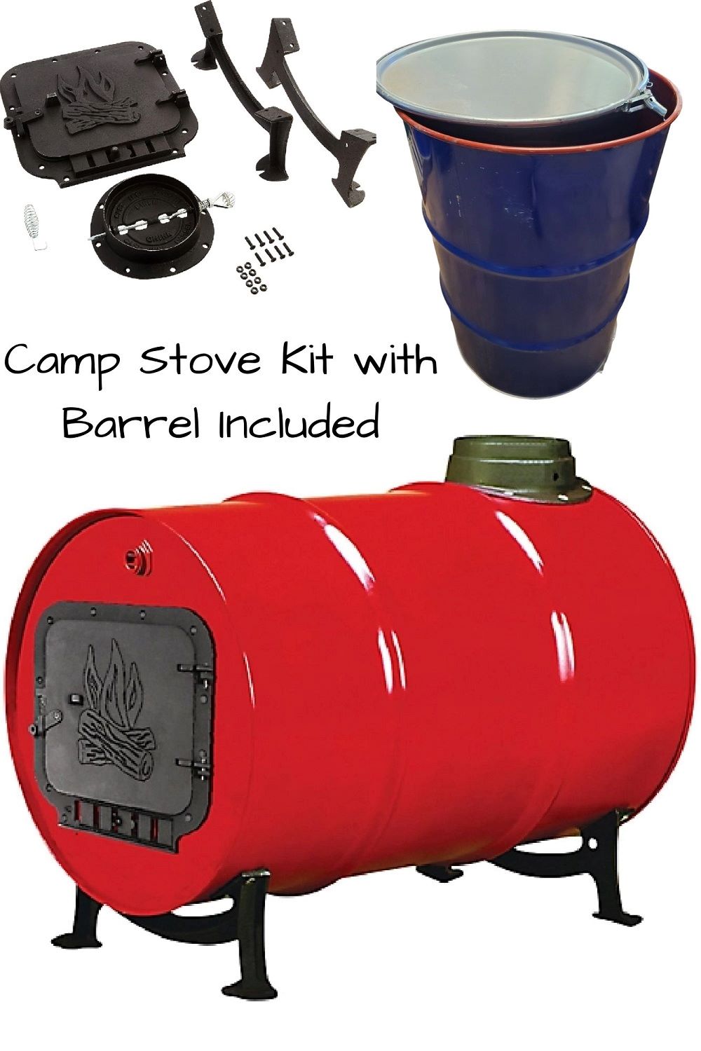 Wood Manual Steel Outdoor stove #CSKBB55