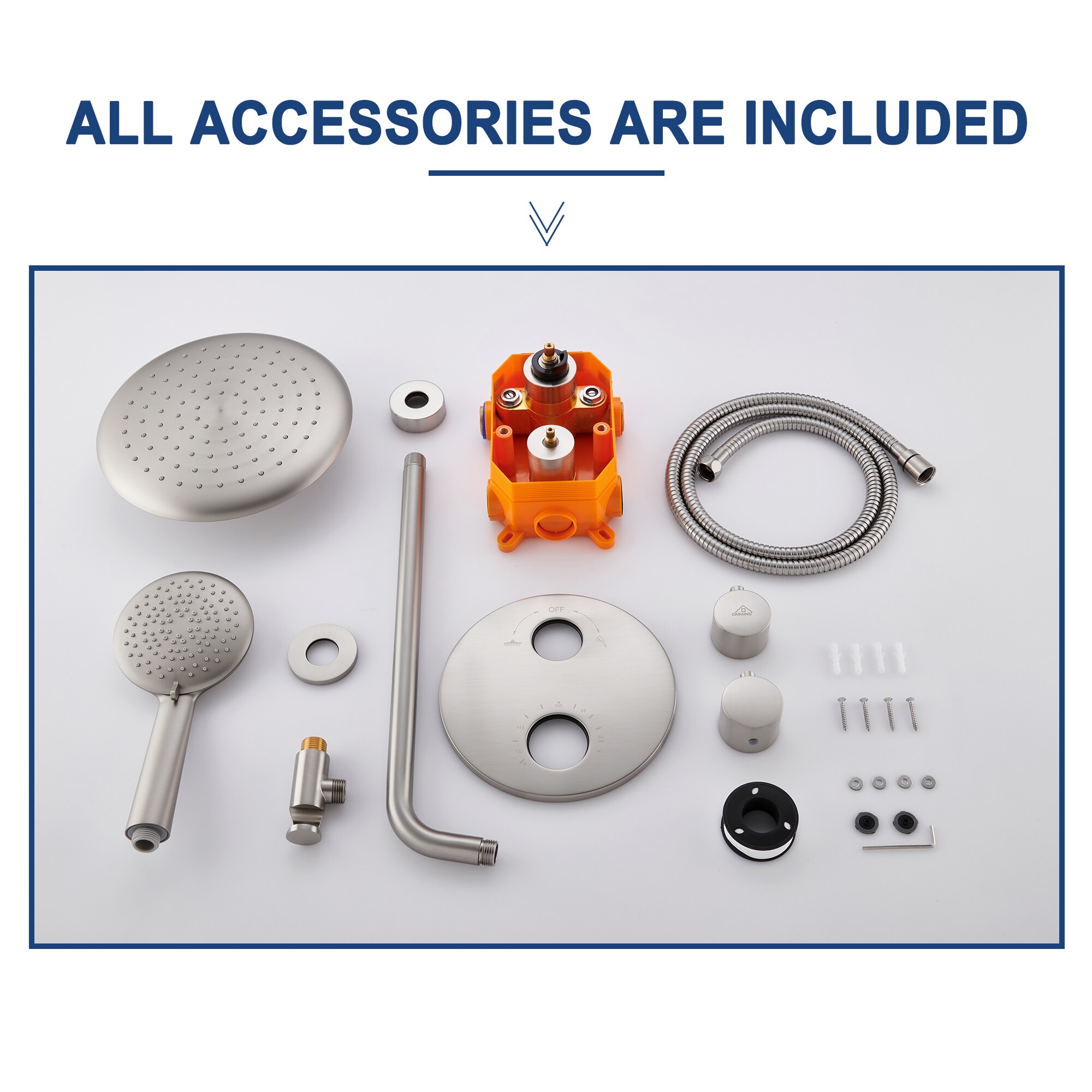 Clihome DG-SS808MB12 Showerhead-Bar-Panels - View #11