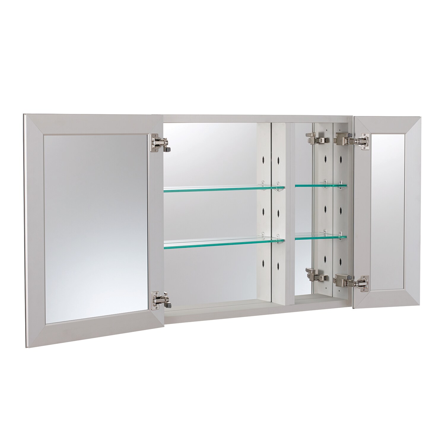 Ultra 15 x 26 Recess Mount Glass Shelves Medicine Cabinet