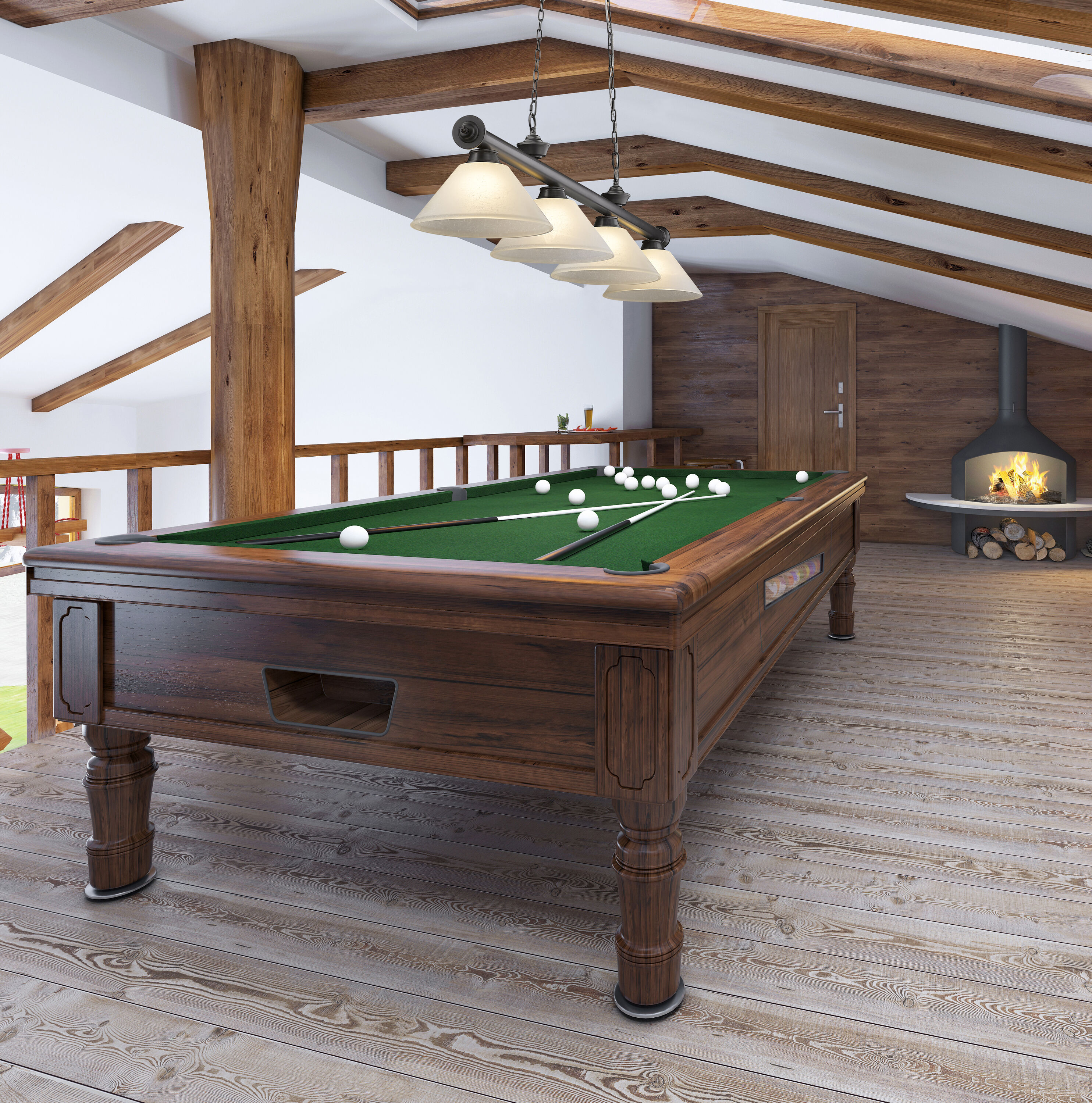 Z-Lite 2306-4BP-AWL14 Pool-Table-Lighting - View #6